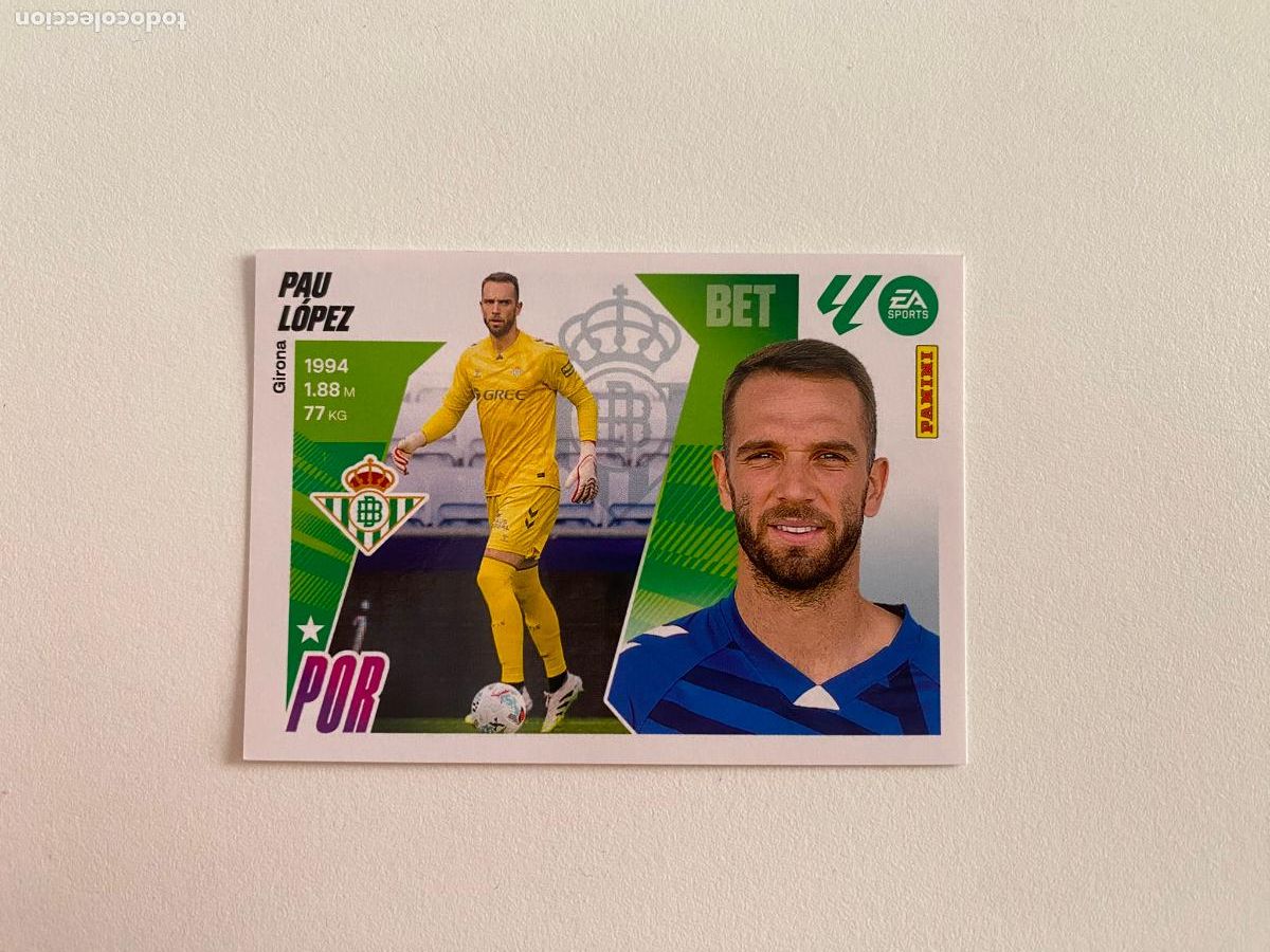 Cromos de F&uacute;tbol: LALIGA ESTE 2025 2026 EA SPORTS 25 26 ALBUM PANINI LIGA N 3 REAL BETIS PAU L&Oacute;PEZ