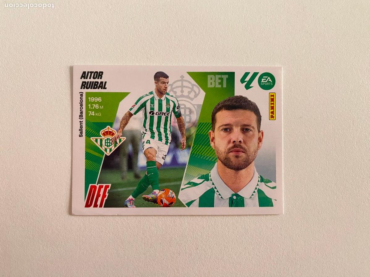 Cromos de F&uacute;tbol: LALIGA ESTE 2025 2026 EA SPORTS 25 26 ALBUM PANINI LIGA N 5A REAL BETIS AITOR RUIBAL