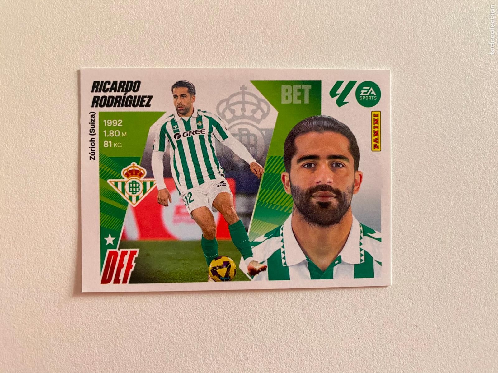 Cromos de F&uacute;tbol: LALIGA ESTE 2025 2026 EA SPORTS 25 26 ALBUM PANINI LIGA N 10A REAL BETIS RICARDO RODR&Iacute;GUEZ