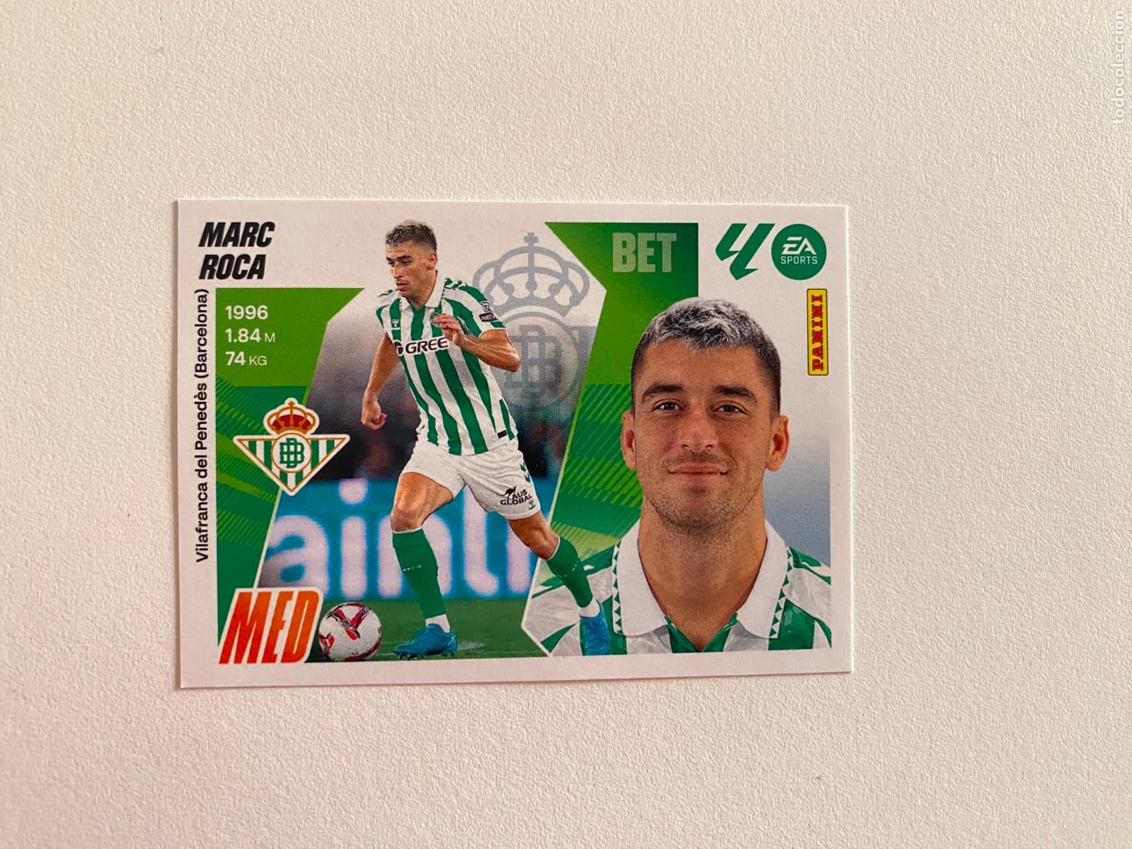 Cromos de F&uacute;tbol: LALIGA ESTE 2025 2026 EA SPORTS 25 26 ALBUM PANINI LIGA N 11 REAL BETIS MARC ROCA