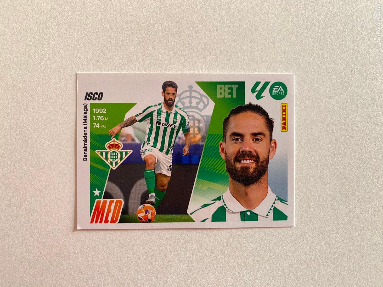 Cromos de F&uacute;tbol: LALIGA ESTE 2025 2026 EA SPORTS 25 26 ALBUM PANINI LIGA N 15 REAL BETIS ISCO