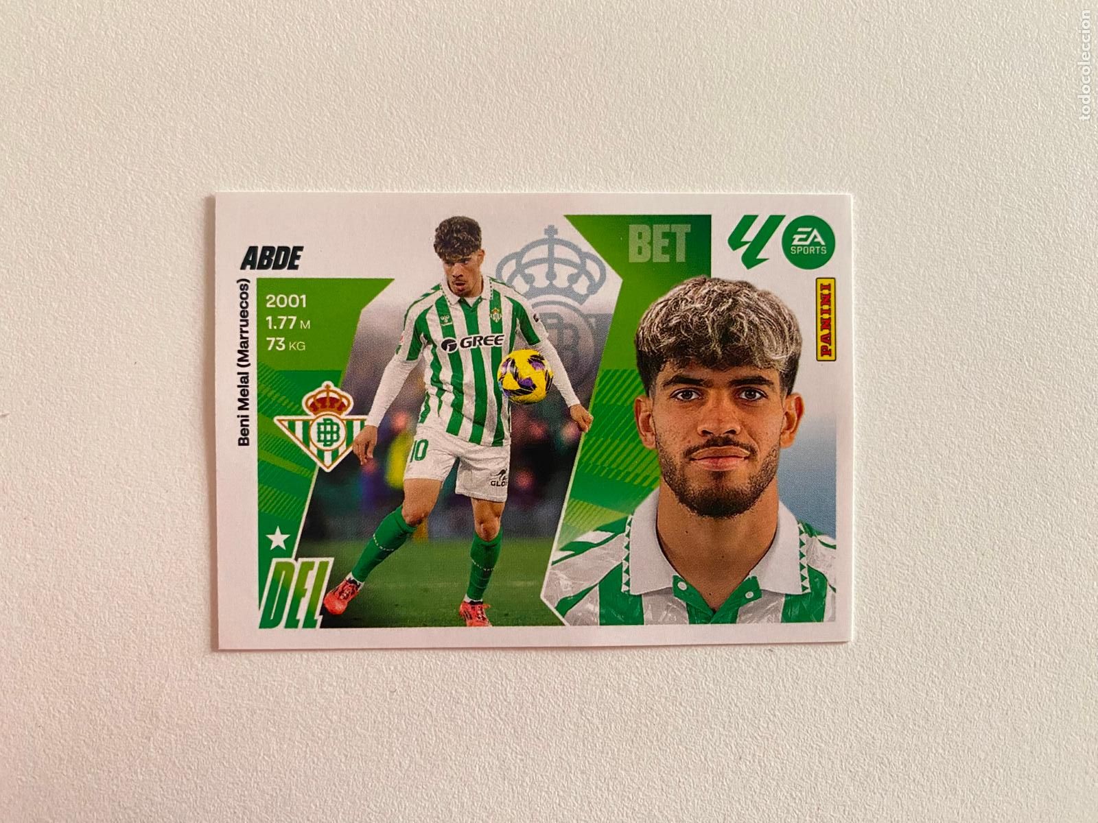 Cromos de F&uacute;tbol: LALIGA ESTE 2025 2026 EA SPORTS 25 26 ALBUM PANINI LIGA N 18 REAL BETIS ABDE
