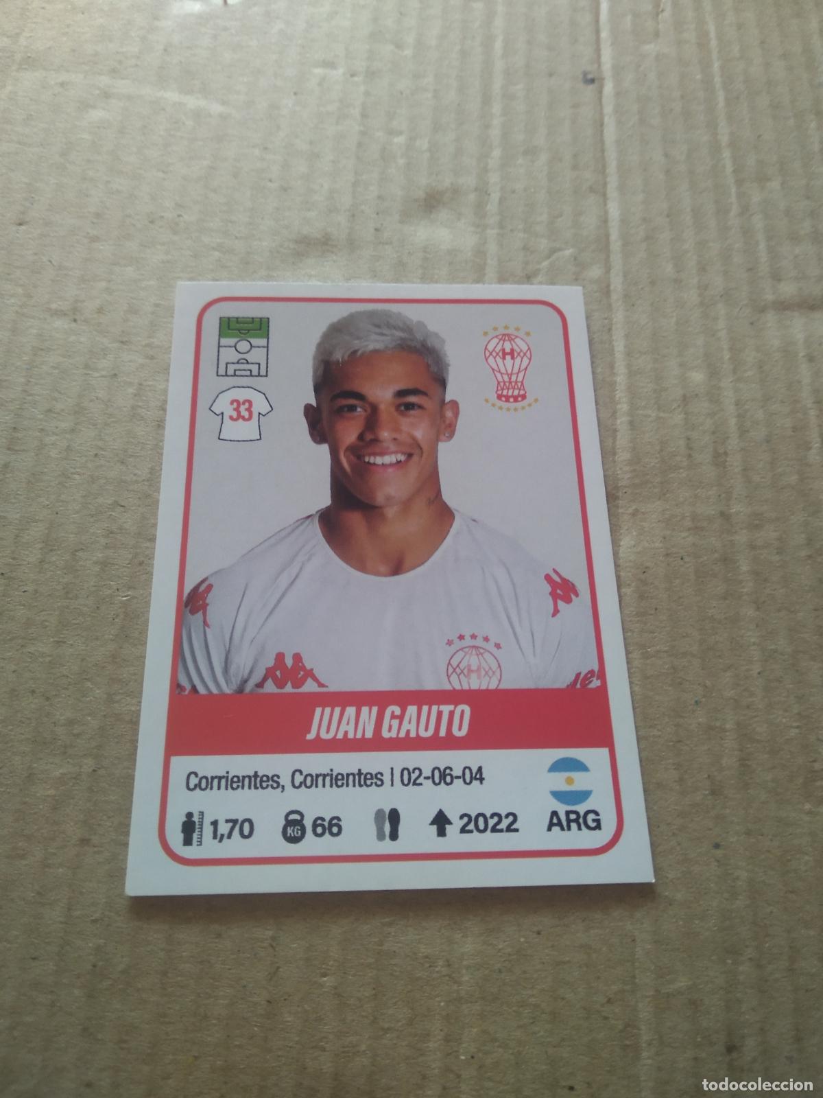 Cromos de F&uacute;tbol: 238 JUAN GAUTO HURACAN CROMO FUTBOL ARGENTINO PANINI LIGA ARGENTINA 2023