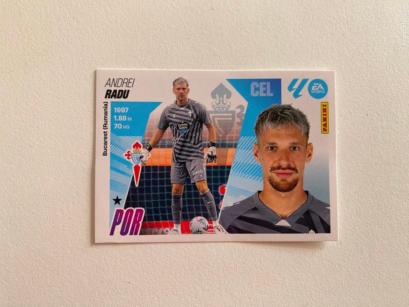 Cromos de F&uacute;tbol: LALIGA ESTE 2025 2026 EA SPORTS 25 26 ALBUM PANINI LIGA N 3 RC CELTA RADU