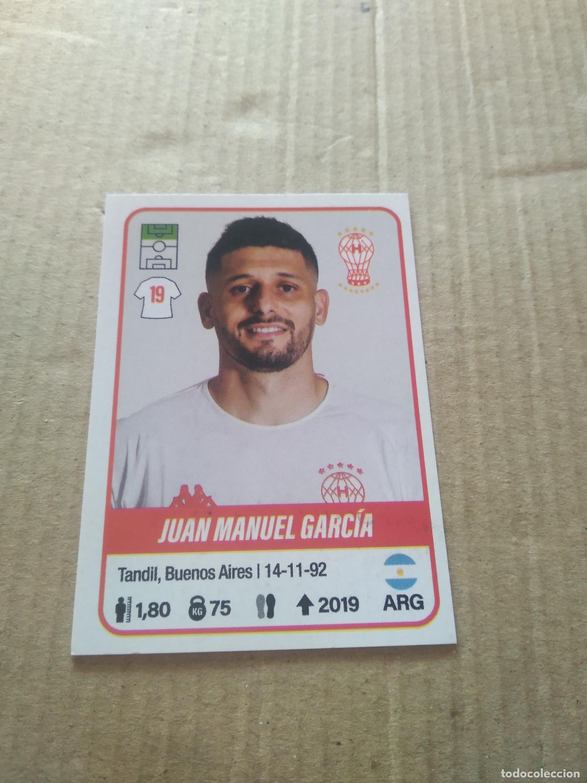 Cromos de F&uacute;tbol: 241 JUAN MANUEL GARCIA HURACAN CROMO FUTBOL ARGENTINO PANINI LIGA ARGENTINA 2023