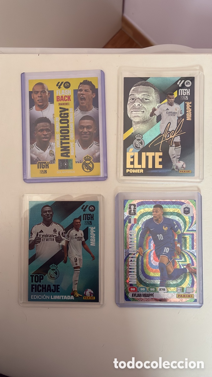 Cromos de F&uacute;tbol: Lote Mbapp&eacute; oportunidad