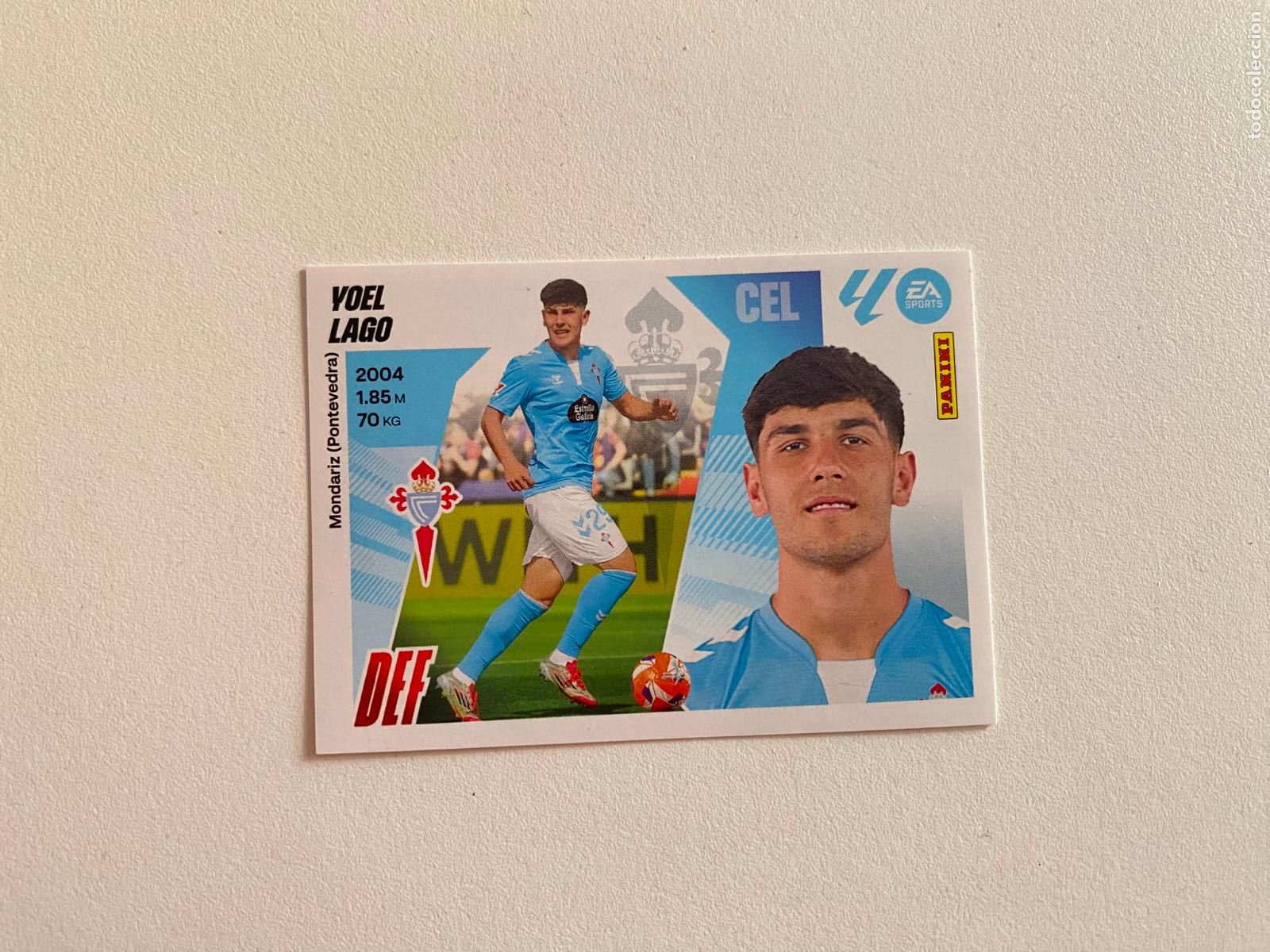 Cromos de F&uacute;tbol: LALIGA ESTE 2025 2026 EA SPORTS 25 26 ALBUM PANINI LIGA N 7B RC CELTA YOEL LAGO
