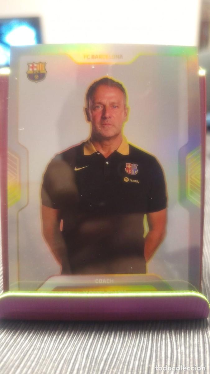 Cromos de F&uacute;tbol: Hansi Flick - Colecci&oacute;n TOPPS FC Barcelona 2024/2025