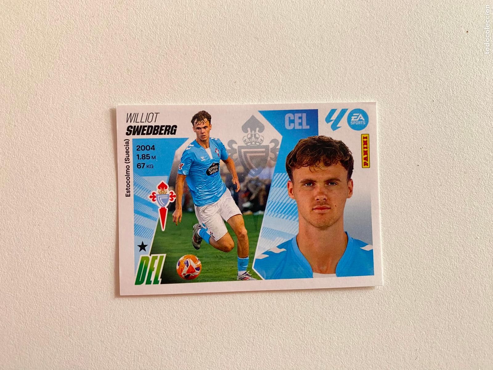 Cromos de F&uacute;tbol: LALIGA ESTE 2025 2026 EA SPORTS 25 26 ALBUM PANINI LIGA N 18 RC CELTA SWEDBERG