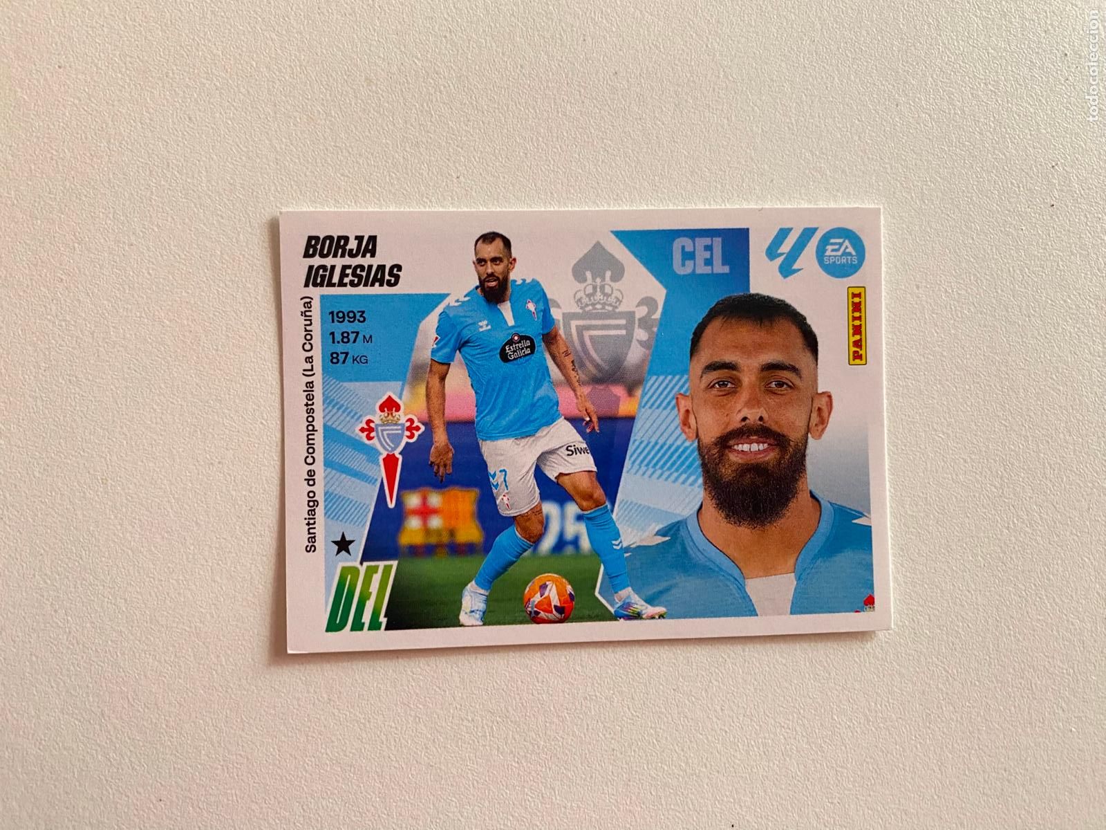 Cromos de F&uacute;tbol: LALIGA ESTE 2025 2026 EA SPORTS 25 26 ALBUM PANINI LIGA N 19 RC CELTA BORJA IGLESIAS