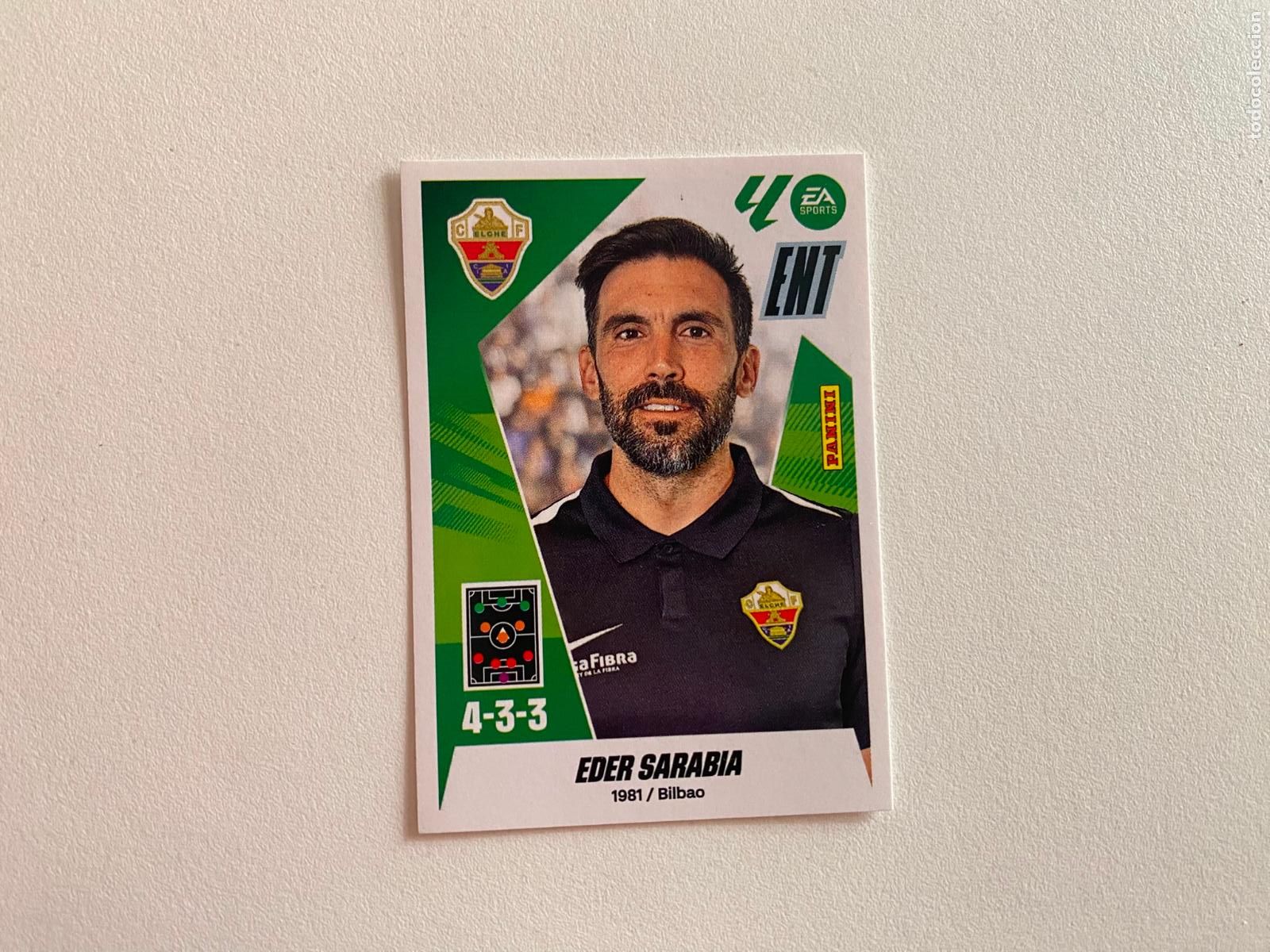 Cromos de F&uacute;tbol: LALIGA ESTE 2025 2026 EA SPORTS 25 26 ALBUM PANINI LIGA N 2 ELCHE CF EDER SARABIA