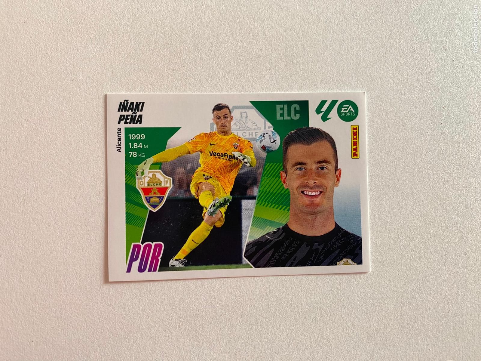 Cromos de F&uacute;tbol: LALIGA ESTE 2025 2026 EA SPORTS 25 26 ALBUM PANINI LIGA N 4 BIS ELCHE CF I&Ntilde;AKI PE&Ntilde;A