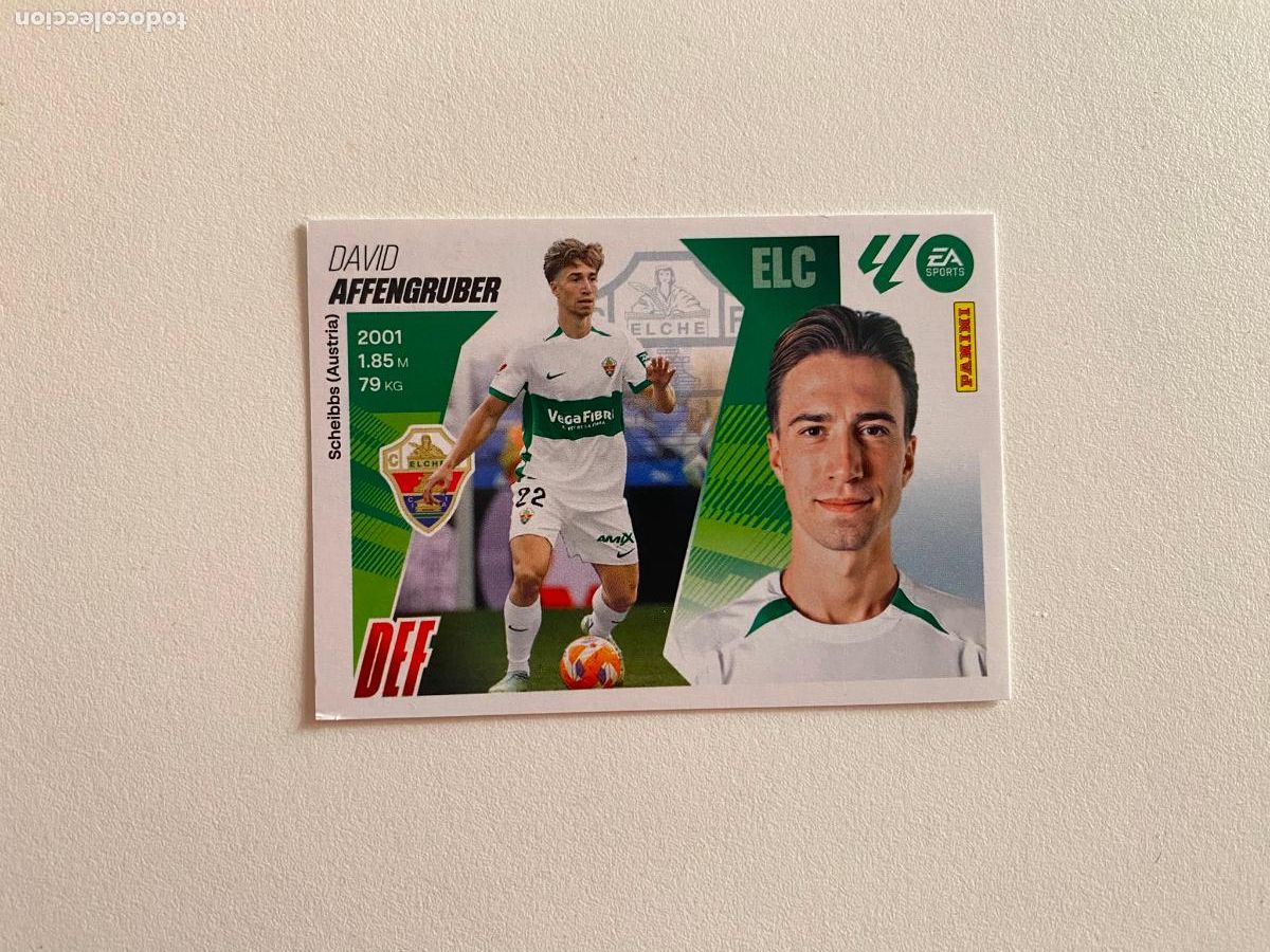 Cromos de Futebol: LALIGA ESTE 2025 2026 EA SPORTS 25 26 ALBUM PANINI LIGA N 7 ELCHE CF AFFENGRUBER
