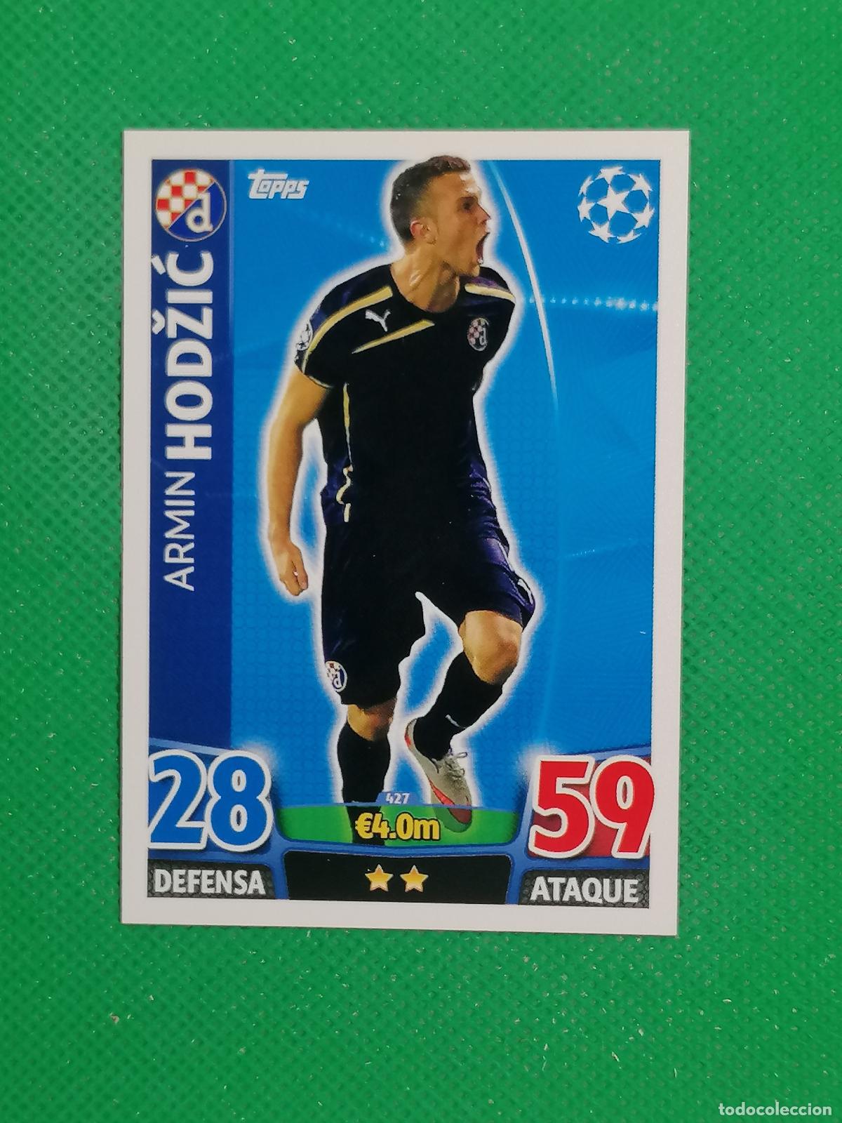 Cromos de Futebol: 427 ARMIN HODZIC DINAMO DE ZAGREB ⚽ TOPPS MATCH ATTAX CHAMPIONS 2015 2016 15 16 ⚽