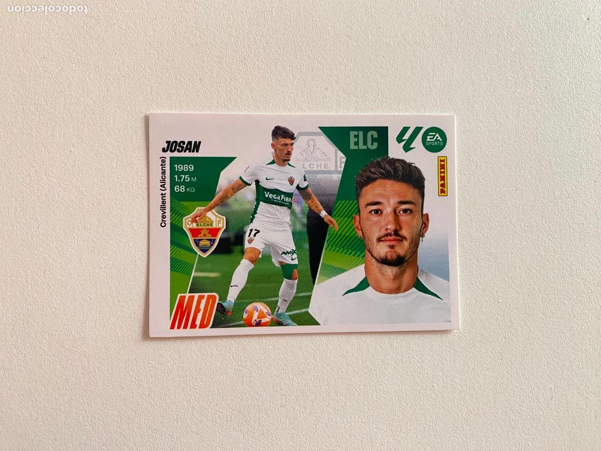Cromos de Futebol: LALIGA ESTE 2025 2026 EA SPORTS 25 26 ALBUM PANINI LIGA N 15A ELCHE CF JOSAN