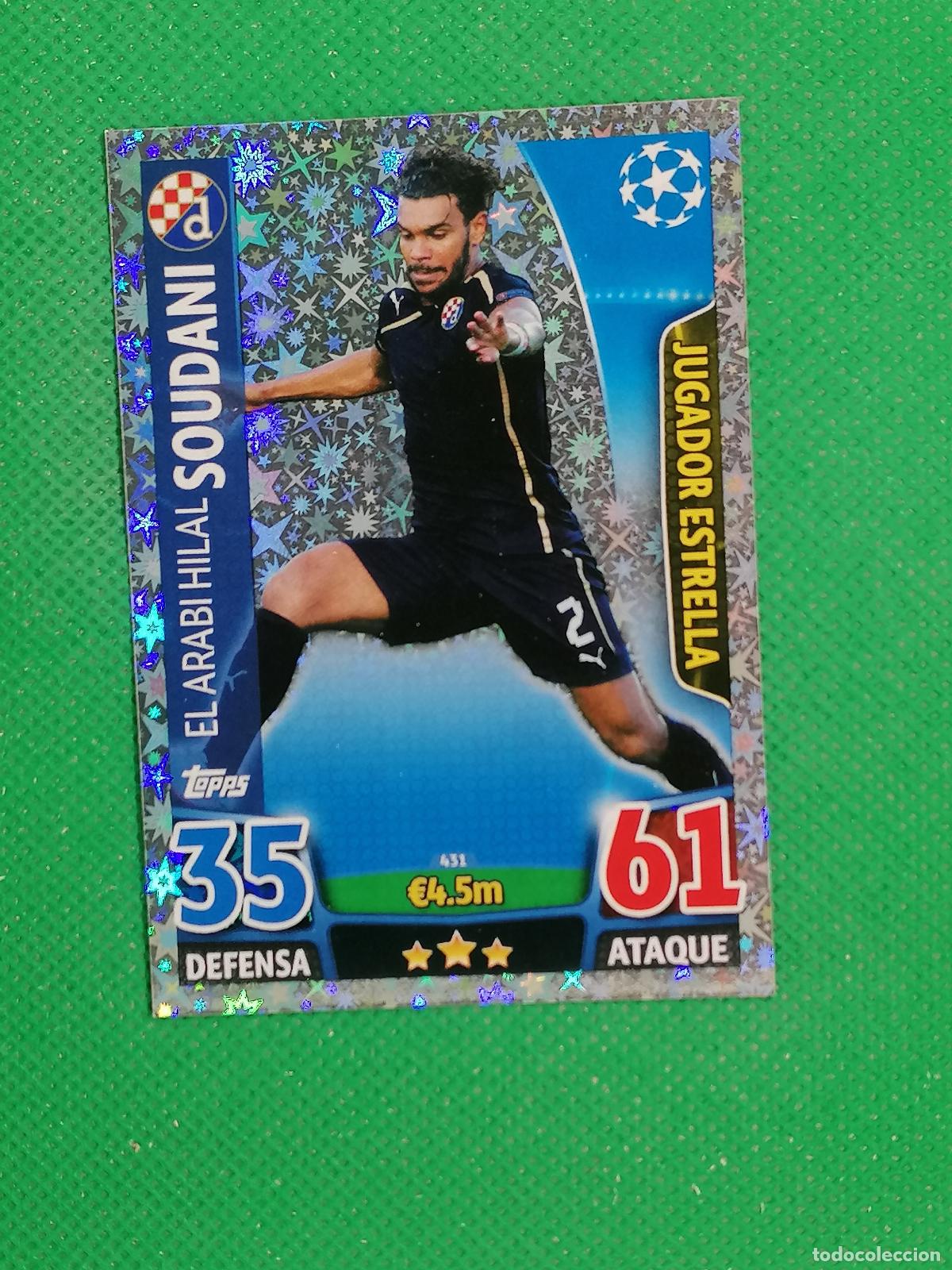 Cromos de Futebol: 431 SOUSANI DINAMO DE ZAGREB JUGADOR ESTRELLA ⚽ TOPPS MATCH ATTAX CHAMPIONS 2015 2016 15 16 ⚽