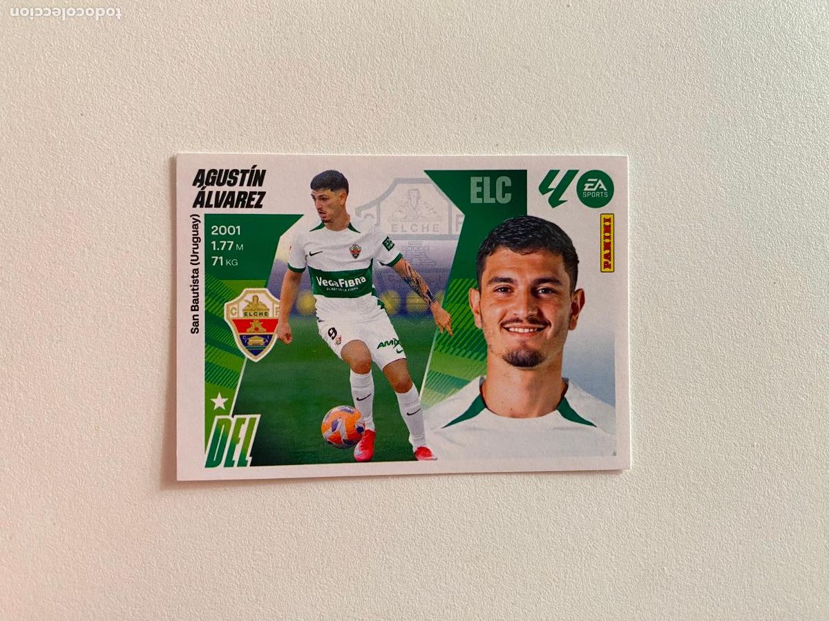 Cromos de Futebol: LALIGA ESTE 2025 2026 EA SPORTS 25 26 ALBUM PANINI LIGA N 17 ELCHE CF AGUST&Iacute;N &Aacute;LVAREZ