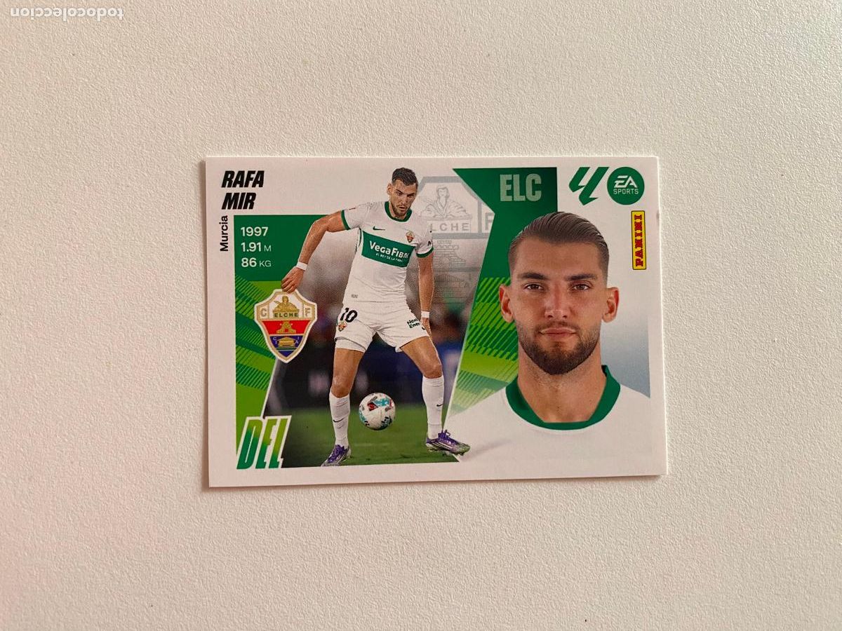 Cromos de Futebol: LALIGA ESTE 2025 2026 EA SPORTS 25 26 ALBUM PANINI LIGA N 17 BIS ELCHE CF RAFA MIR