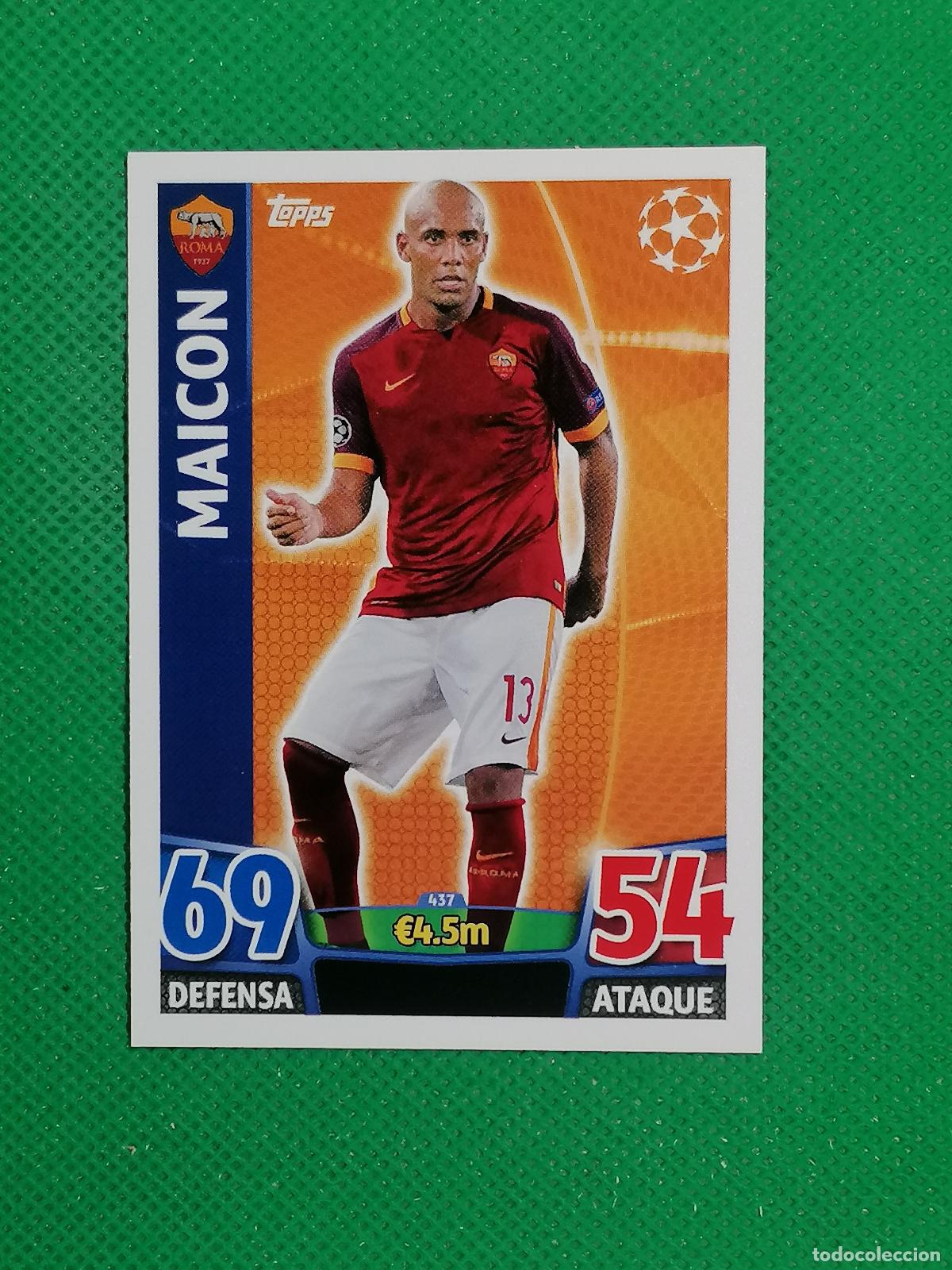 Cromos de Futebol: 437 MAICON ROMA ⚽ TOPPS MATCH ATTAX CHAMPIONS 2015 2016 15 16 ⚽