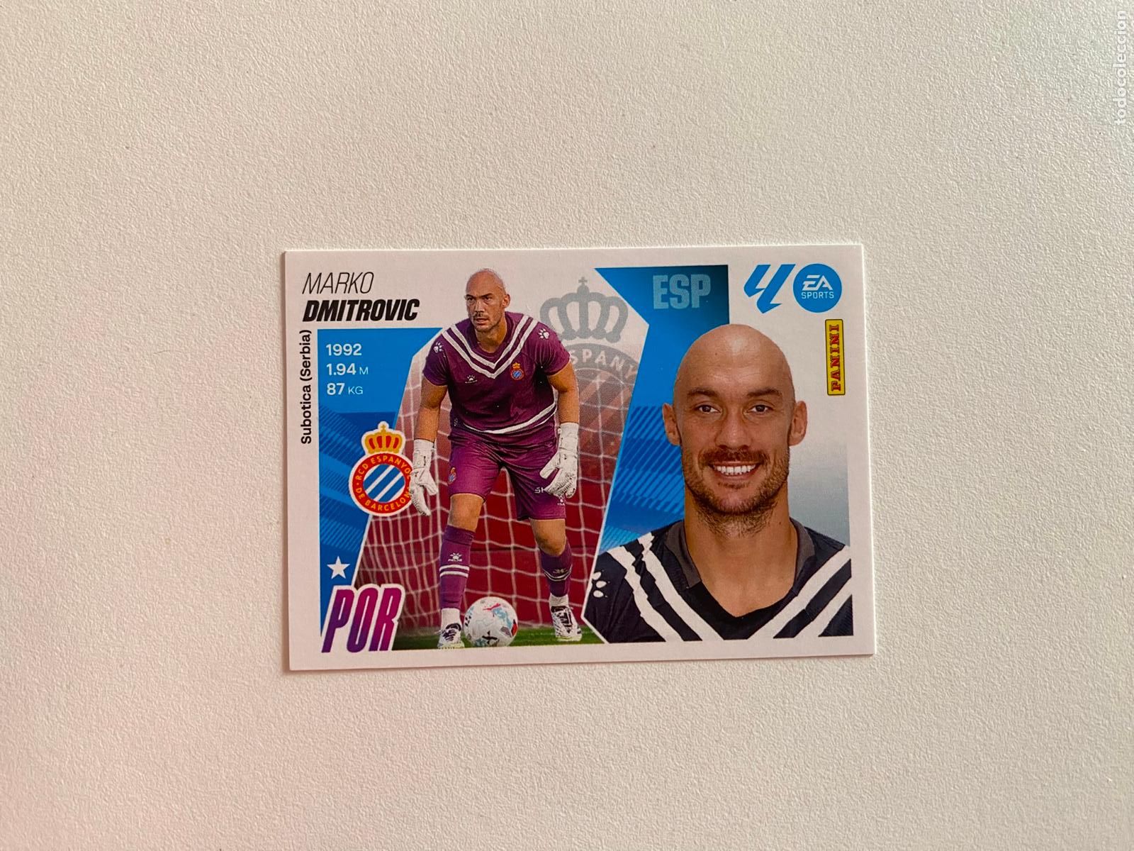 Cartes &agrave; collectionner de Football: LALIGA ESTE 2025 2026 EA SPORTS 25 26 ALBUM PANINI LIGA N 3 RCD ESPANYOL DMITROVIC