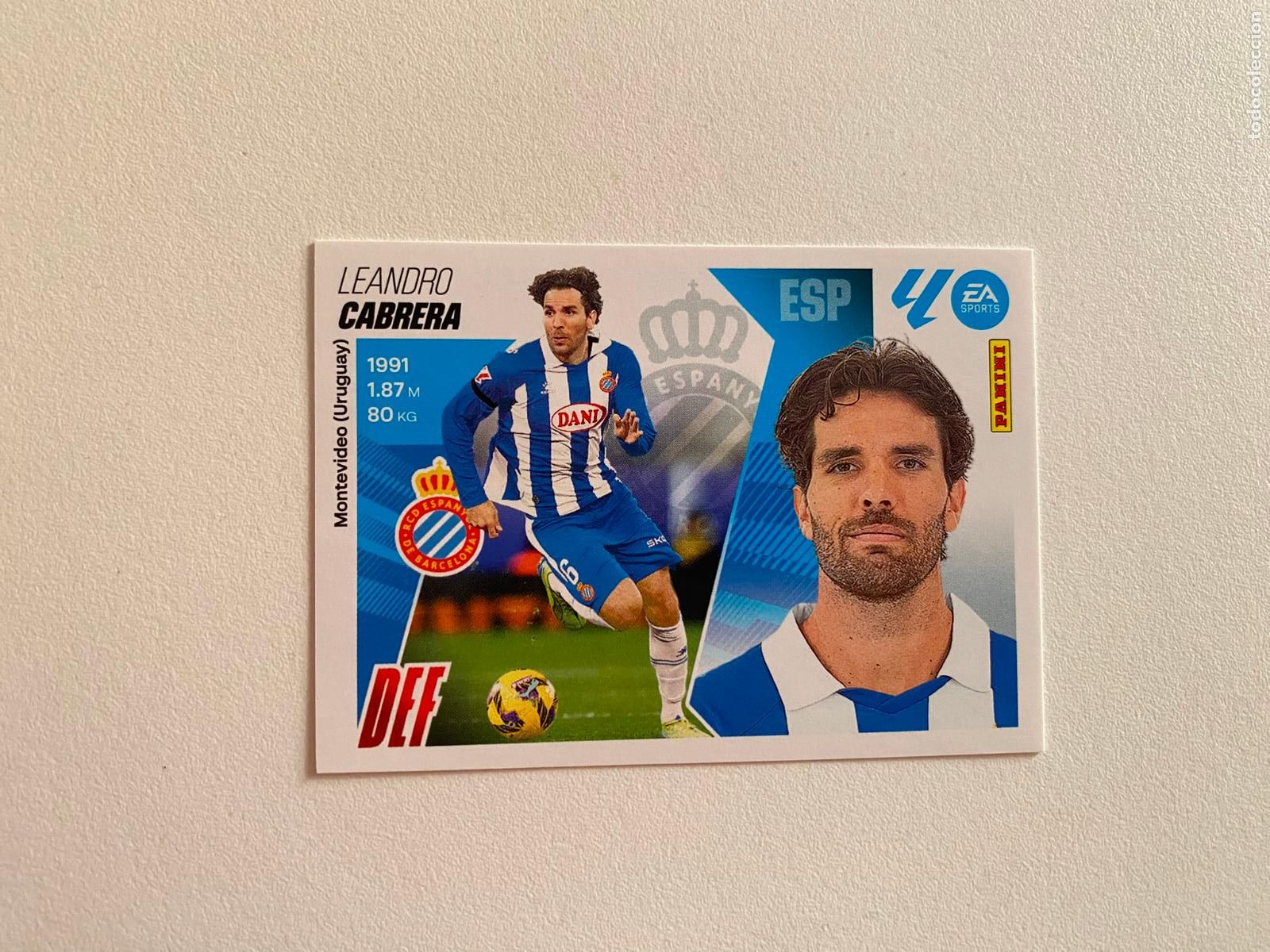 Fu&szlig;ball-Sticker: LALIGA ESTE 2025 2026 EA SPORTS 25 26 ALBUM PANINI LIGA N 6 RCD ESPANYOL CABRERA