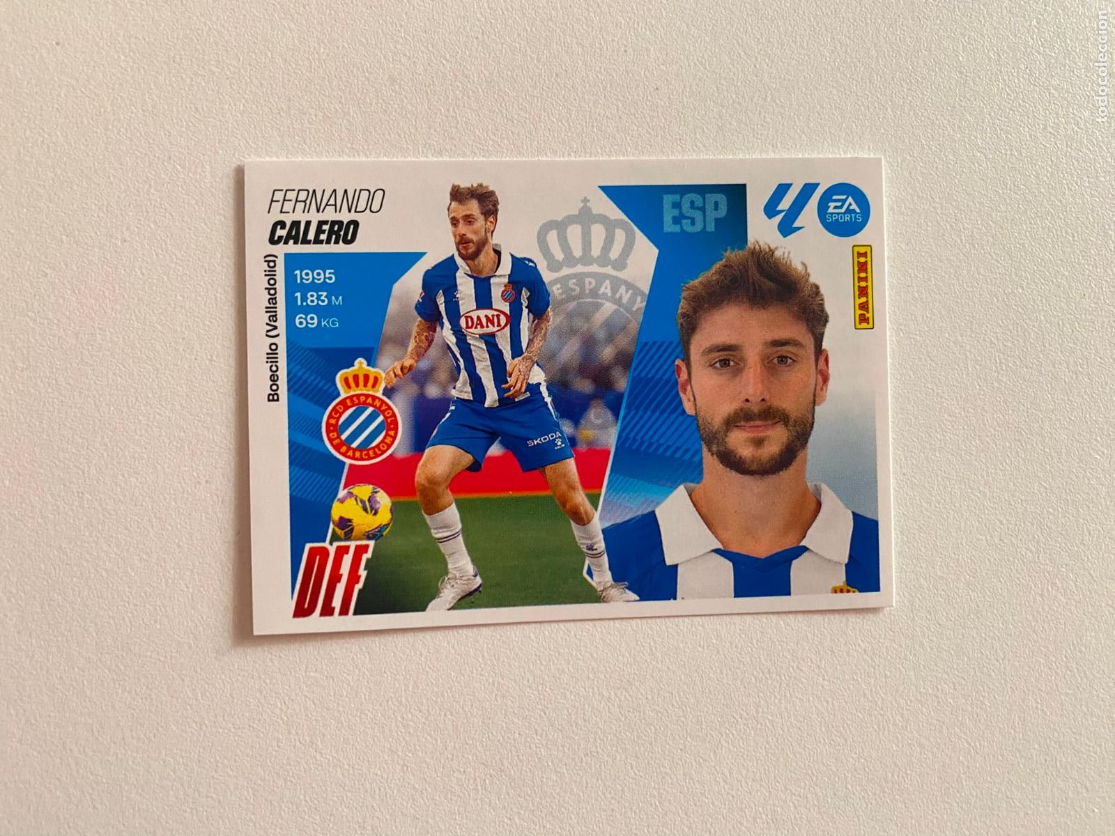 Cartes &agrave; collectionner de Football: LALIGA ESTE 2025 2026 EA SPORTS 25 26 ALBUM PANINI LIGA N 7 RCD ESPANYOL CALERO