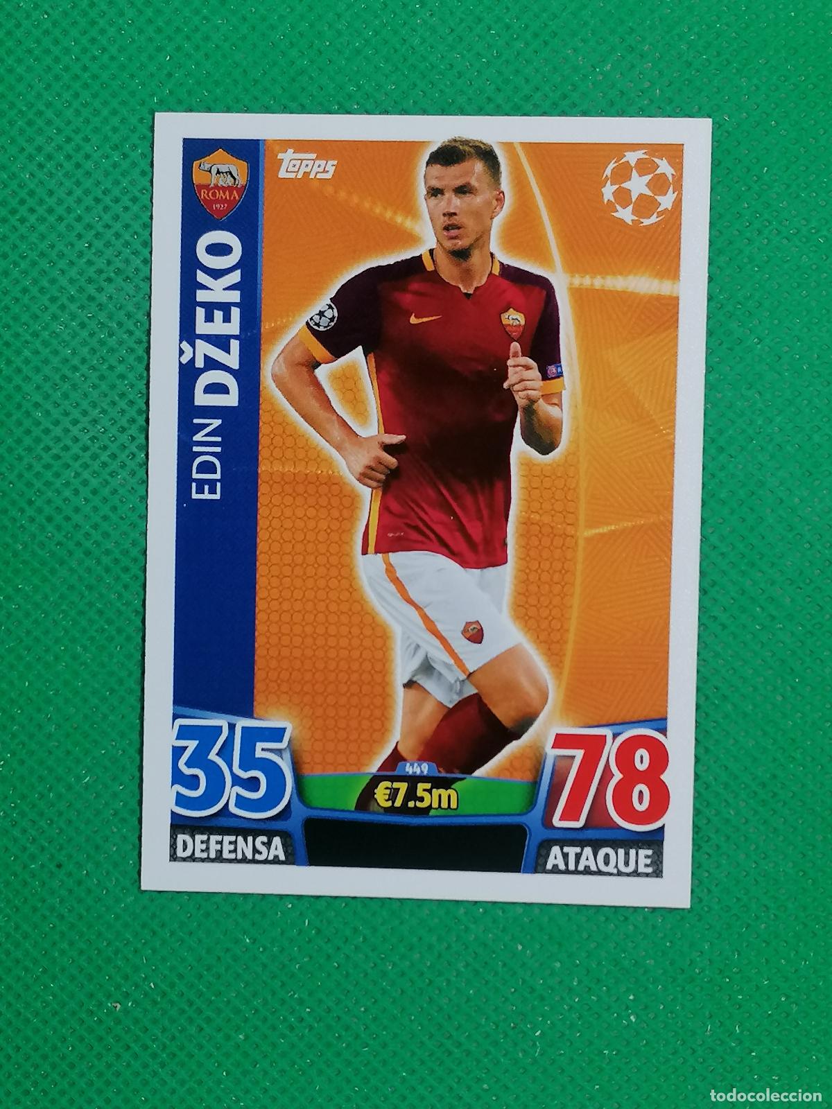 Fu&szlig;ball-Sticker: 449 EDIN DZEKO ROMA ⚽ TOPPS MATCH ATTAX CHAMPIONS 2015 2016 15 16 ⚽