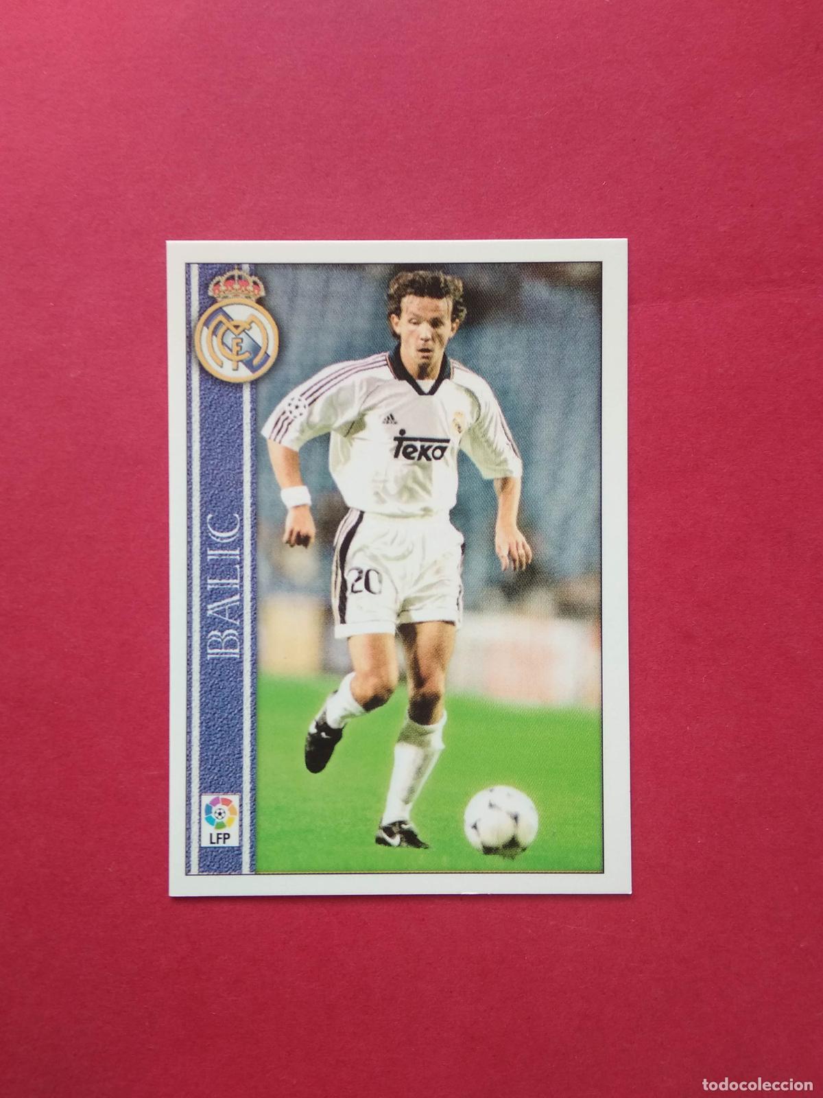 Fu&szlig;ball-Sticker: MUNDICROMO MC LAS FICHAS DE LA LIGA 00 01 2000 2001 CROMO BAJA N&ordm; 101 BALIC REAL MADRID