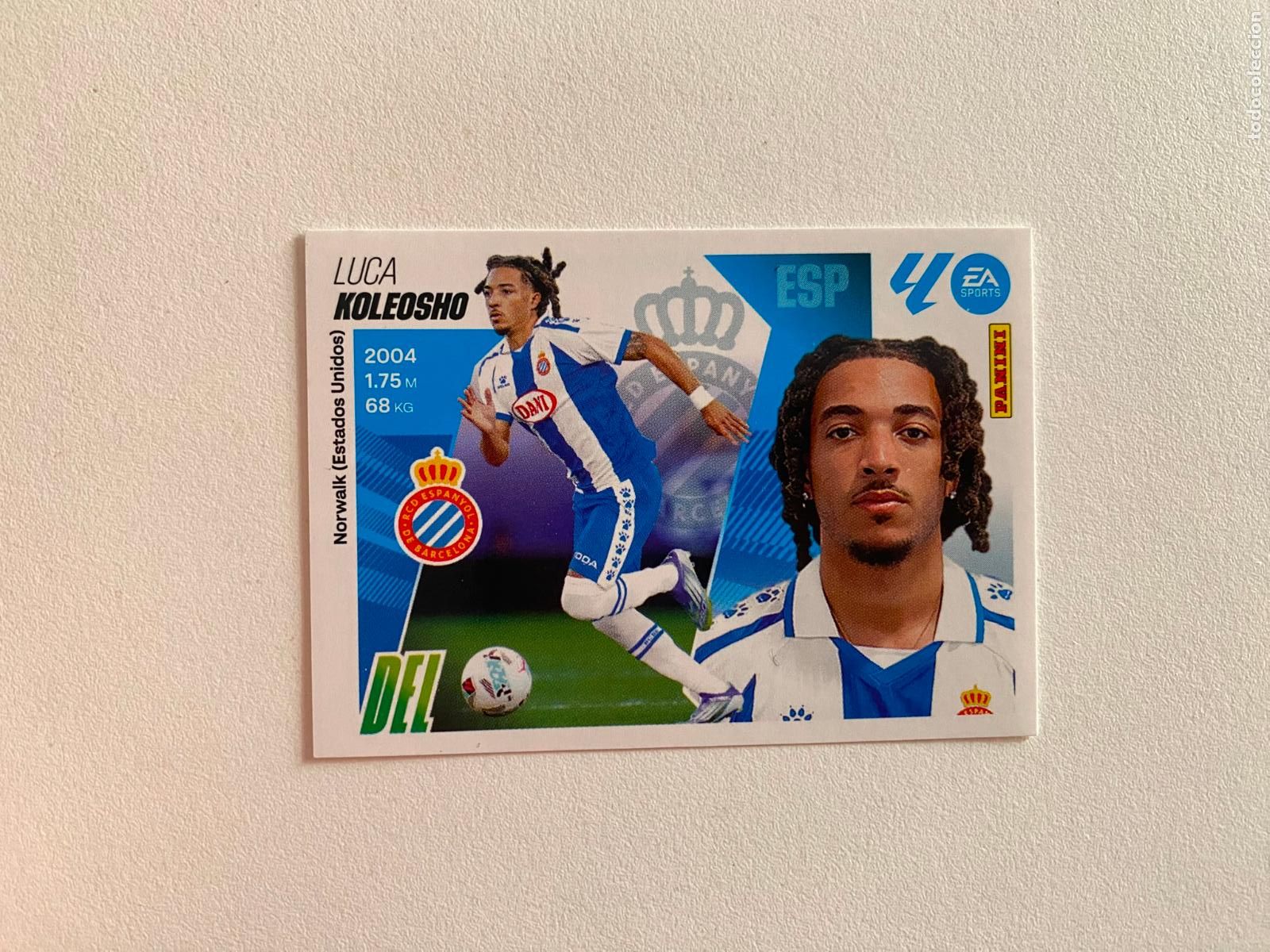 Cromos de F&uacute;tbol: LALIGA ESTE 2025 2026 EA SPORTS 25 26 ALBUM PANINI LIGA N 17 BIS RCD ESPANYOL KOLEOSHO