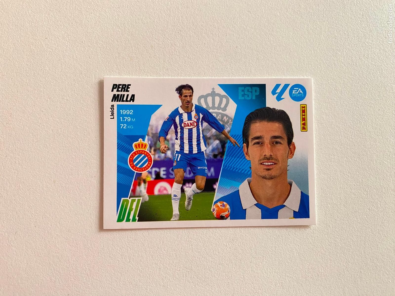Cromos de F&uacute;tbol: LALIGA ESTE 2025 2026 EA SPORTS 25 26 ALBUM PANINI LIGA N 20 RCD ESPANYOL PERE MILLA