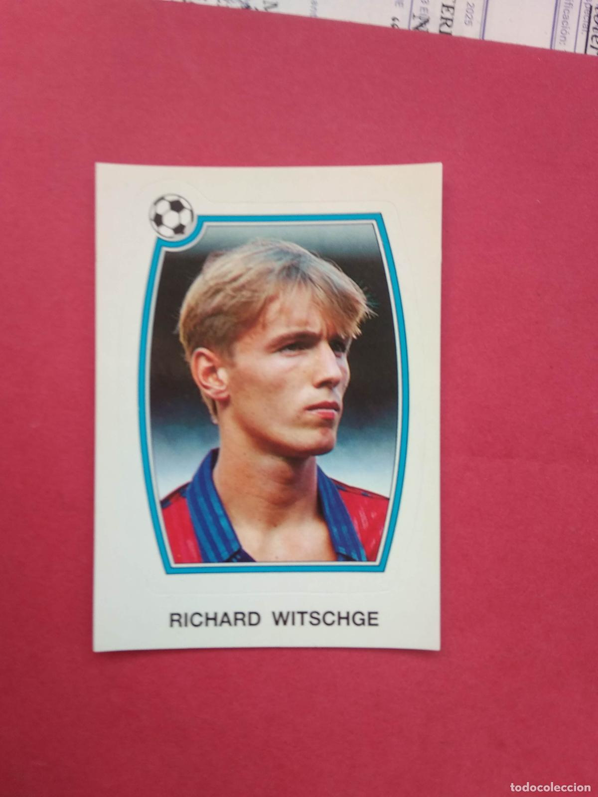 Cromos de F&uacute;tbol: PANINI FUTBOL ESTRELLAS DE LA LIGA 92 93 1992 1993 NUNCA PEGADO N&ordm; 131 WITSCHGE BARCELONA