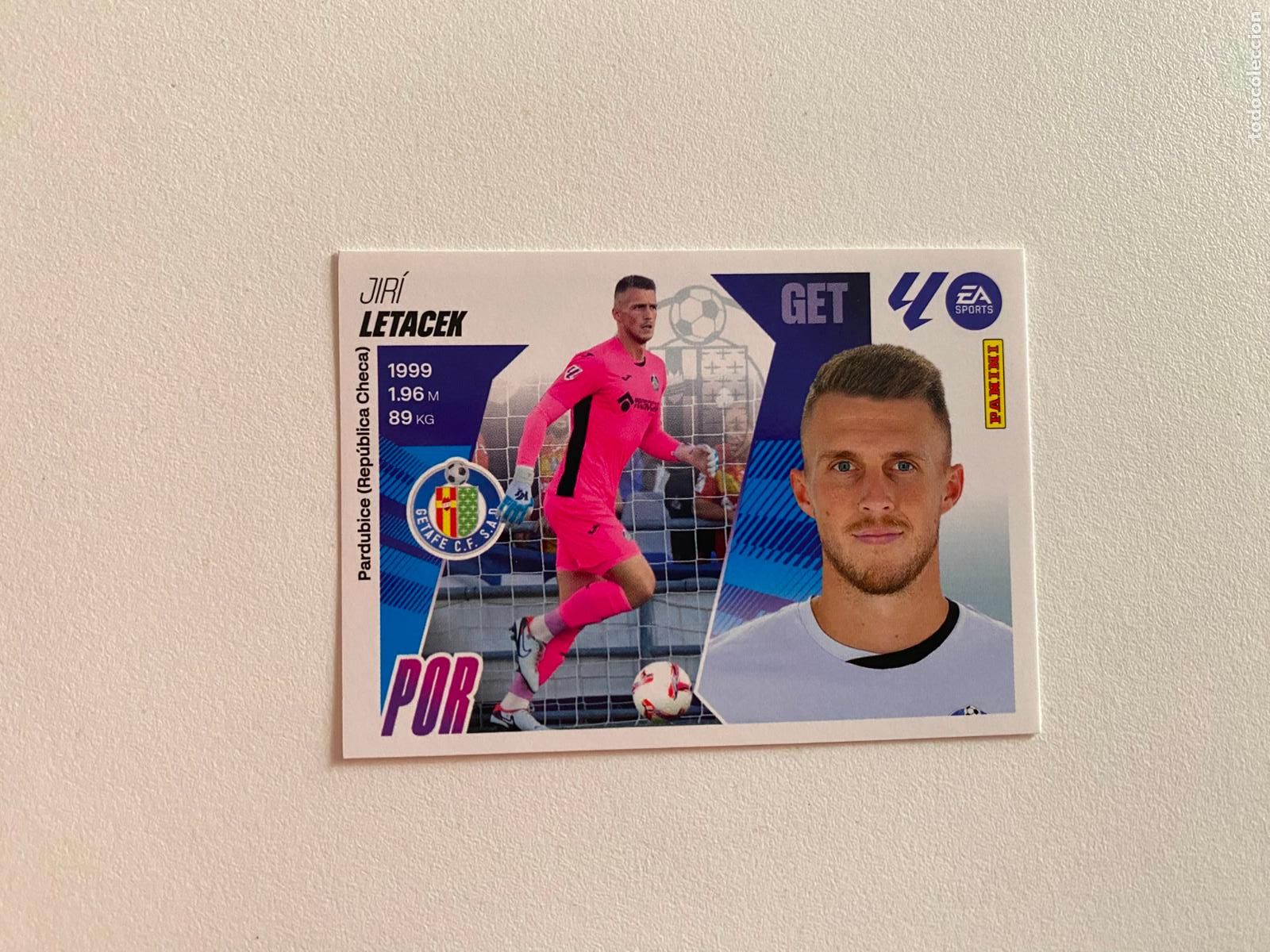 Cromos de F&uacute;tbol: LALIGA ESTE 2025 2026 EA SPORTS 25 26 ALBUM PANINI LIGA N 4 GETAFE CF LET&Aacute;ČEK