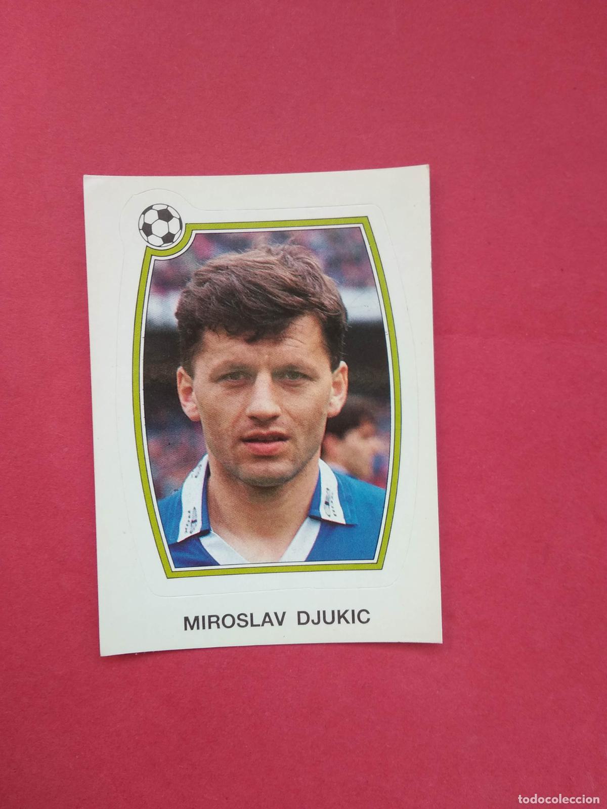 Cromos de F&uacute;tbol: PANINI FUTBOL ESTRELLAS DE LA LIGA 92 93 1992 1993 CROMO NUNCA PEGADO N&ordm; 75 DJUKIC DEPORTIVO CORU&Ntilde;A