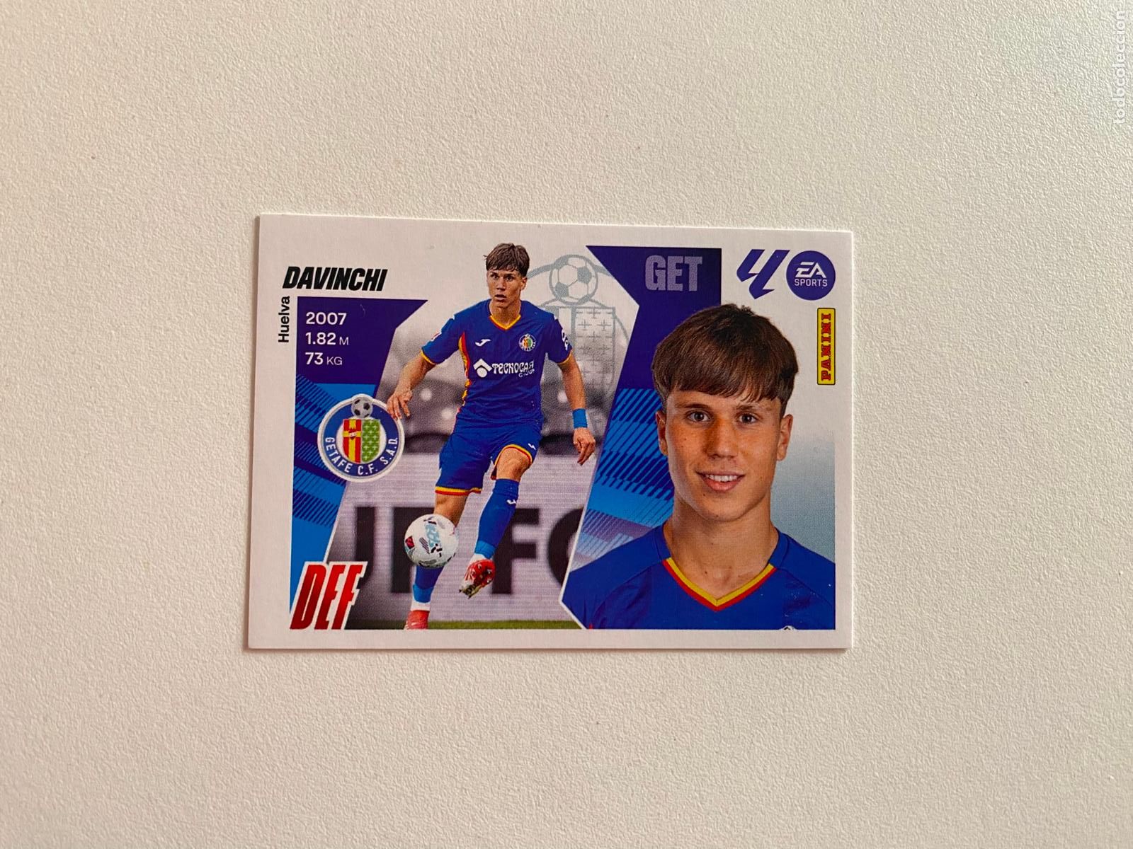 Cromos de F&uacute;tbol: LALIGA ESTE 2025 2026 EA SPORTS 25 26 ALBUM PANINI LIGA N 6B GETAFE CF DAVINCHI