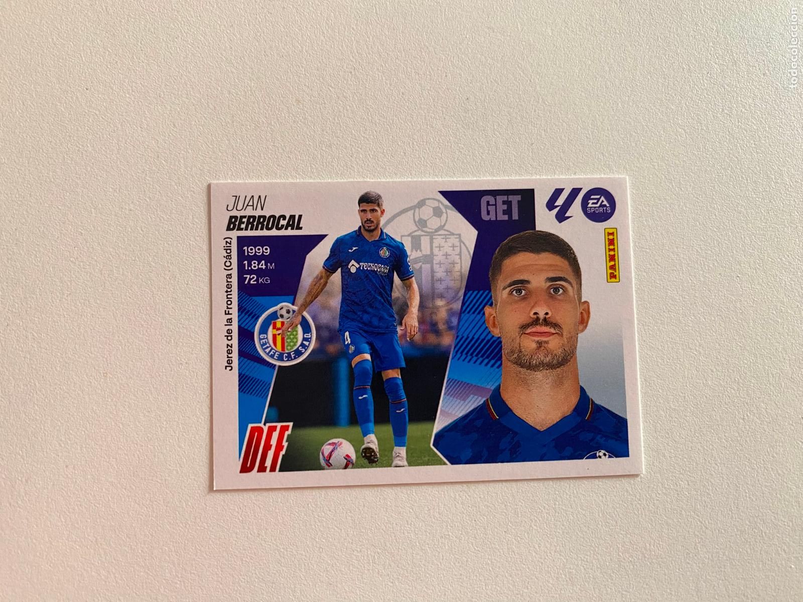 Cromos de F&uacute;tbol: LALIGA ESTE 2025 2026 EA SPORTS 25 26 ALBUM PANINI LIGA N 9B GETAFE CF BERROCAL