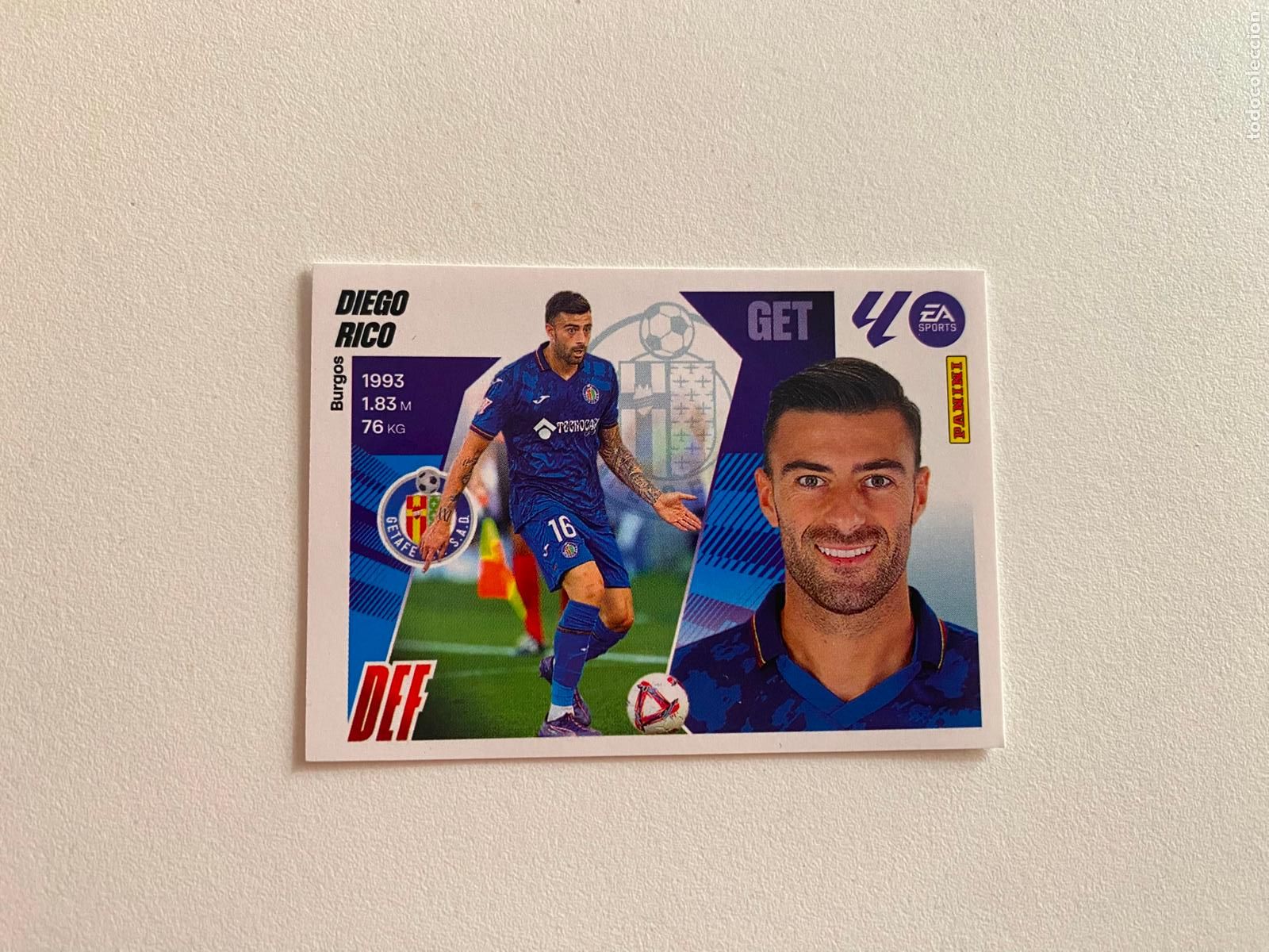 Cromos de F&uacute;tbol: LALIGA ESTE 2025 2026 EA SPORTS 25 26 ALBUM PANINI LIGA N 10 GETAFE CF DIEGO RICO