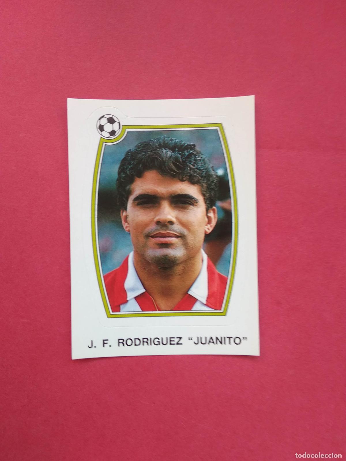 Cromos de F&uacute;tbol: PANINI FUTBOL ESTRELLAS DE LA LIGA 92 93 1992 1993 CROMO NUNCA PEGADO N&ordm; 79 JUANITO ATLETICO MADRID