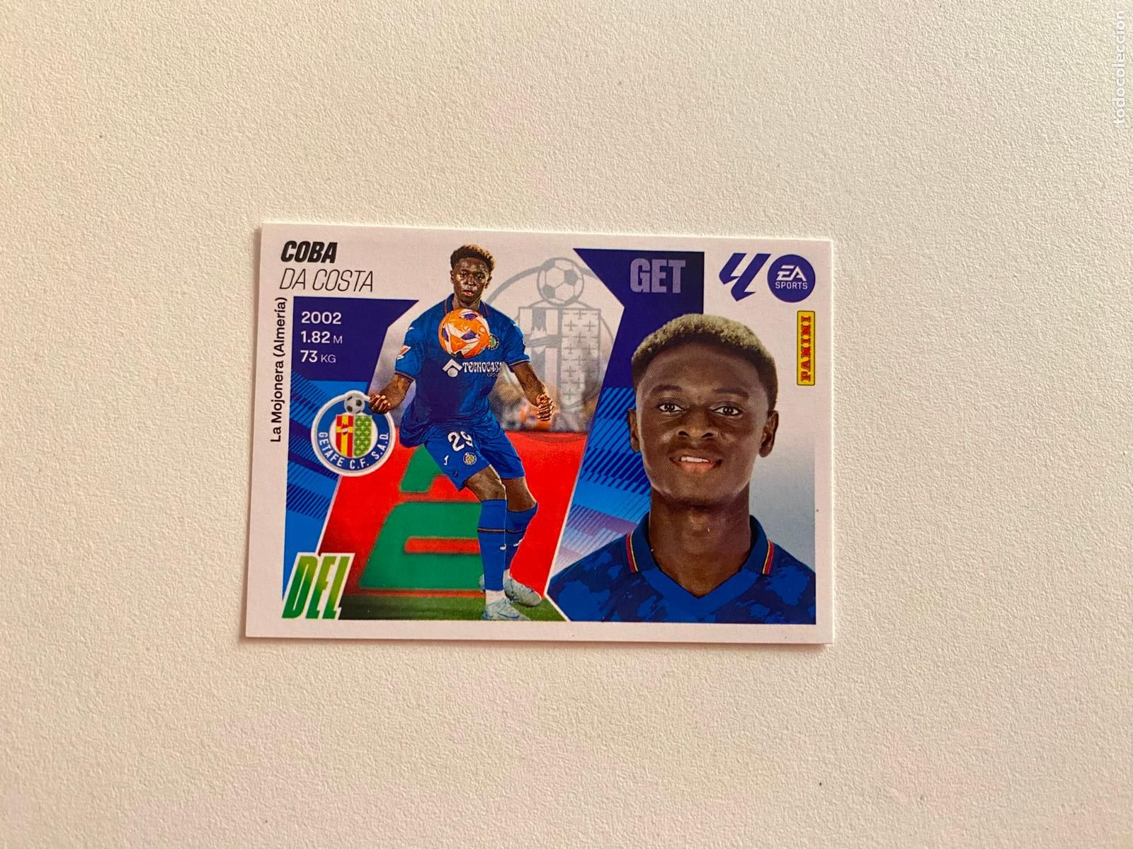 Cromos de F&uacute;tbol: LALIGA ESTE 2025 2026 EA SPORTS 25 26 ALBUM PANINI LIGA N 16 GETAFE CF COBA