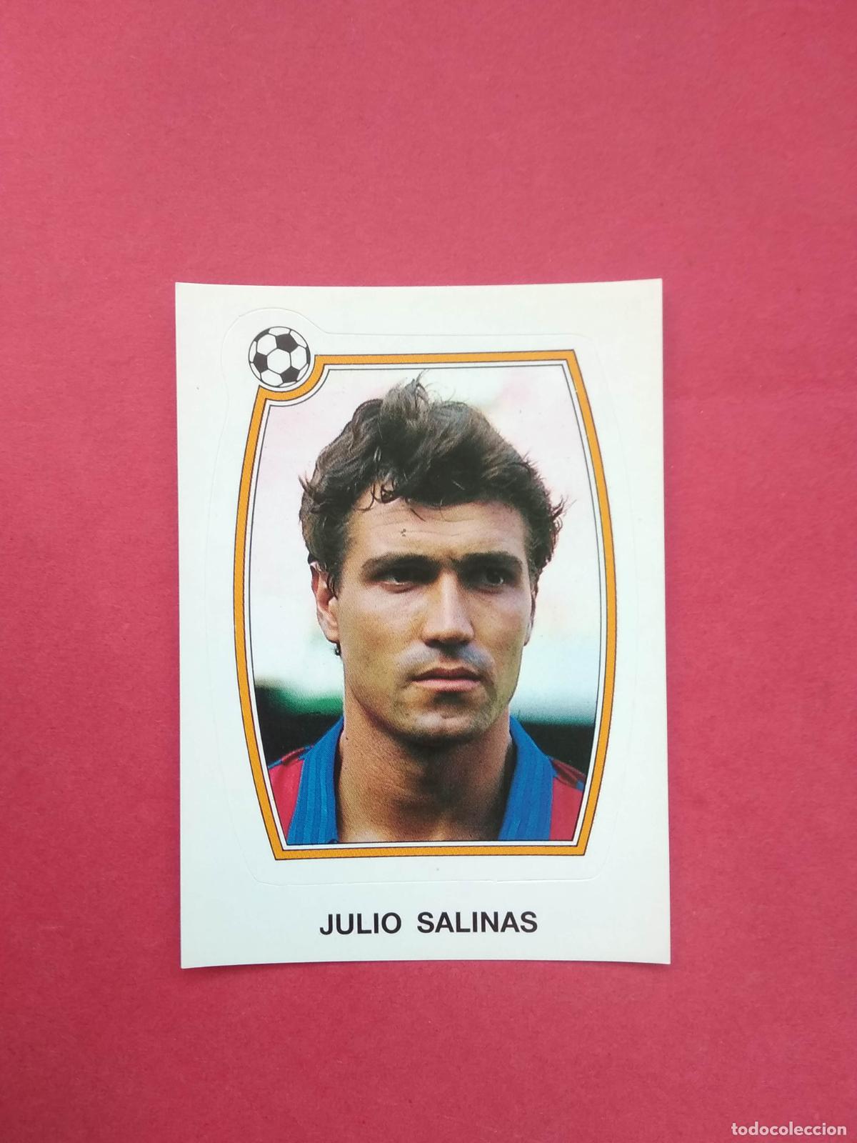 Cromos de F&uacute;tbol: PANINI FUTBOL ESTRELLAS DE LA LIGA 92 93 1992 1993 NUNCA PEGADO N&ordm; 175 JULIO SALINAS BARCELONA