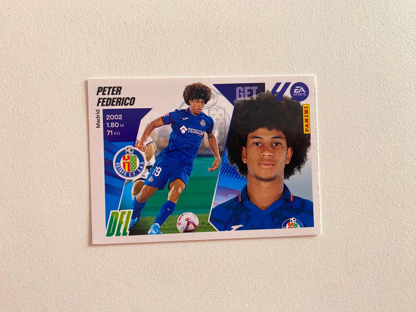 Cromos de F&uacute;tbol: LALIGA ESTE 2025 2026 EA SPORTS 25 26 ALBUM PANINI LIGA N 17 GETAFE CF PETER FEDERICO