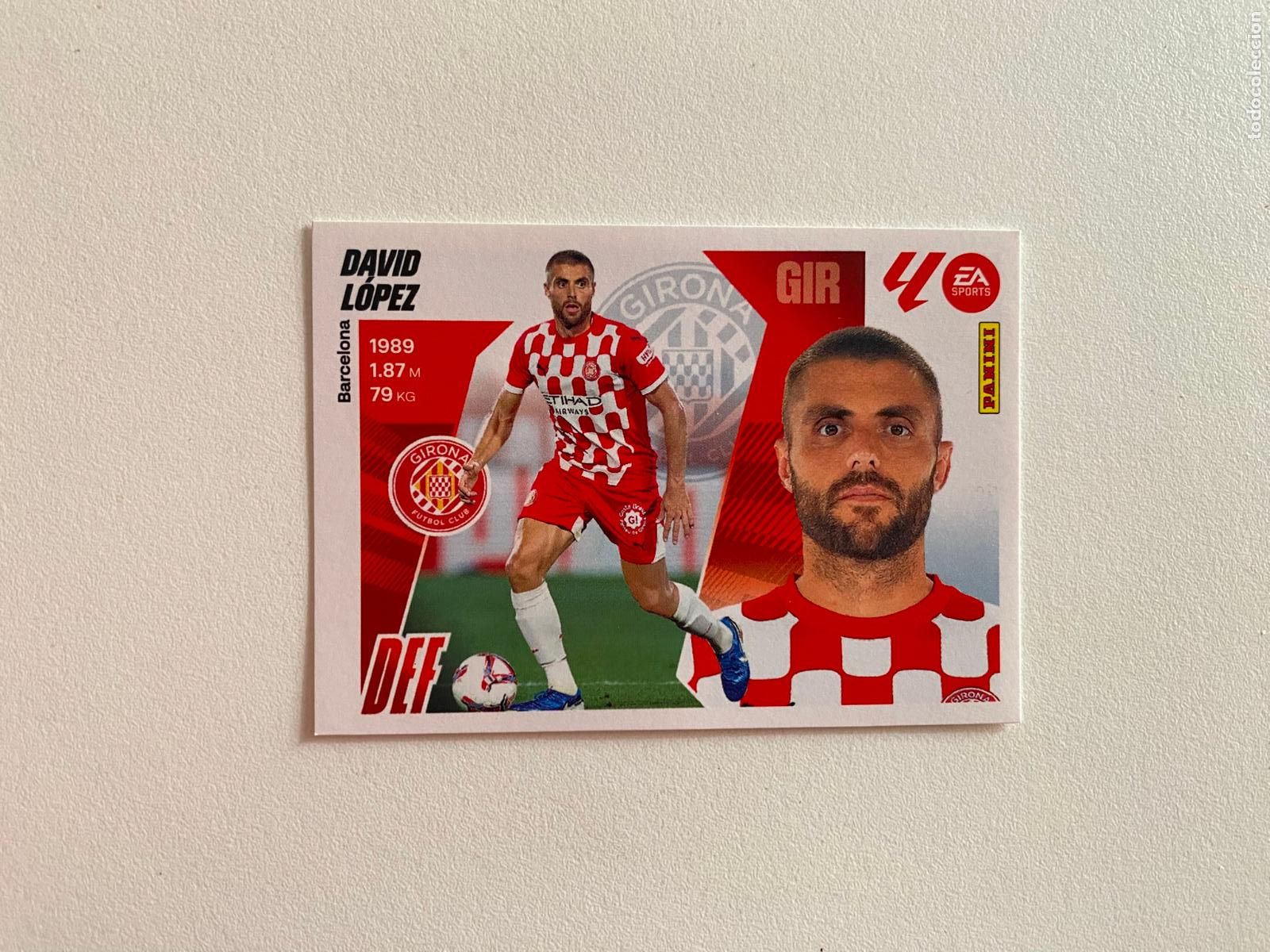 Football Stickers: LALIGA ESTE 2025 2026 EA SPORTS 25 26 ALBUM PANINI LIGA N 7 GIRONA FC DAVID L&Oacute;PEZ