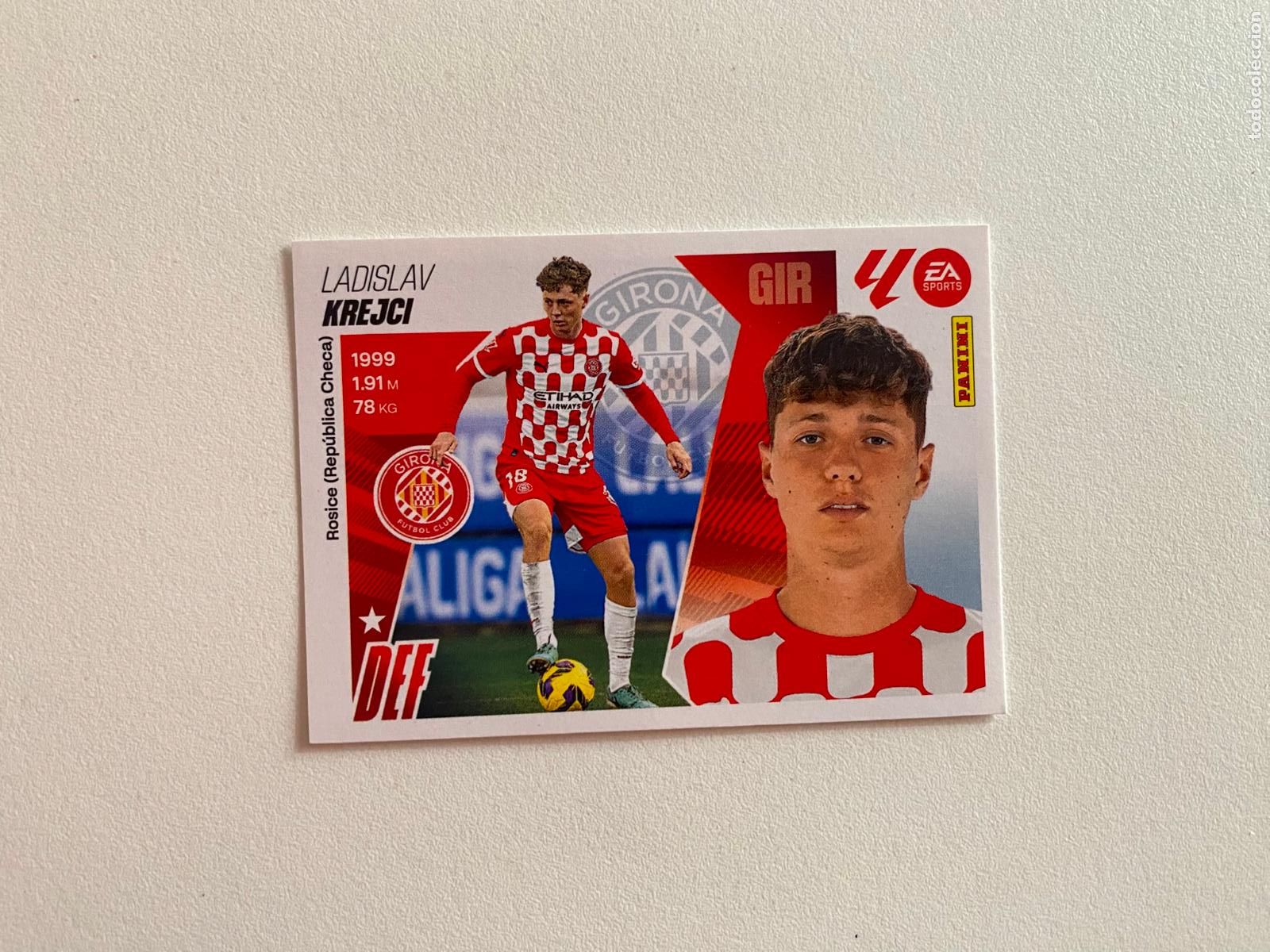 Football Stickers: LALIGA ESTE 2025 2026 EA SPORTS 25 26 ALBUM PANINI LIGA N 8 GIRONA FC KREJČ&Iacute;