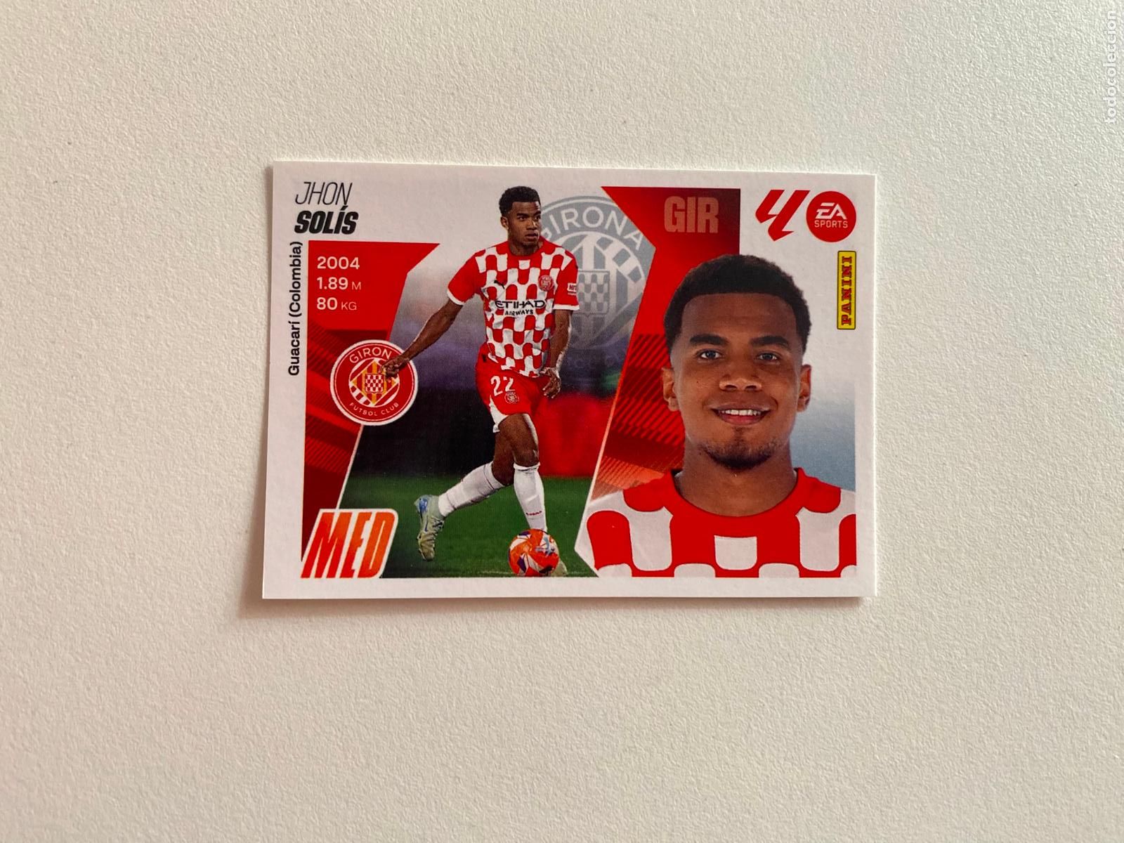Football Stickers: LALIGA ESTE 2025 2026 EA SPORTS 25 26 ALBUM PANINI LIGA N 11 GIRONA FC SOL&Iacute;S