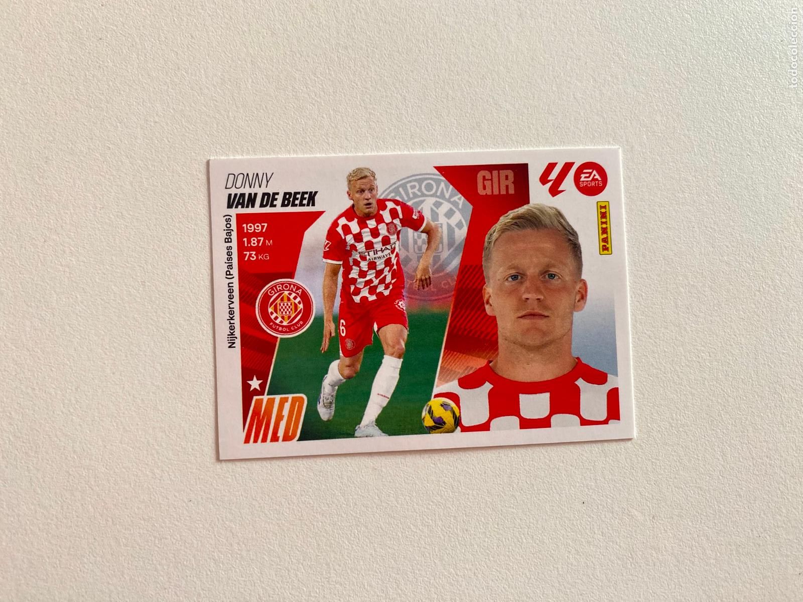 Football Stickers: LALIGA ESTE 2025 2026 EA SPORTS 25 26 ALBUM PANINI LIGA N 12 GIRONA FC VAN DE BEEK