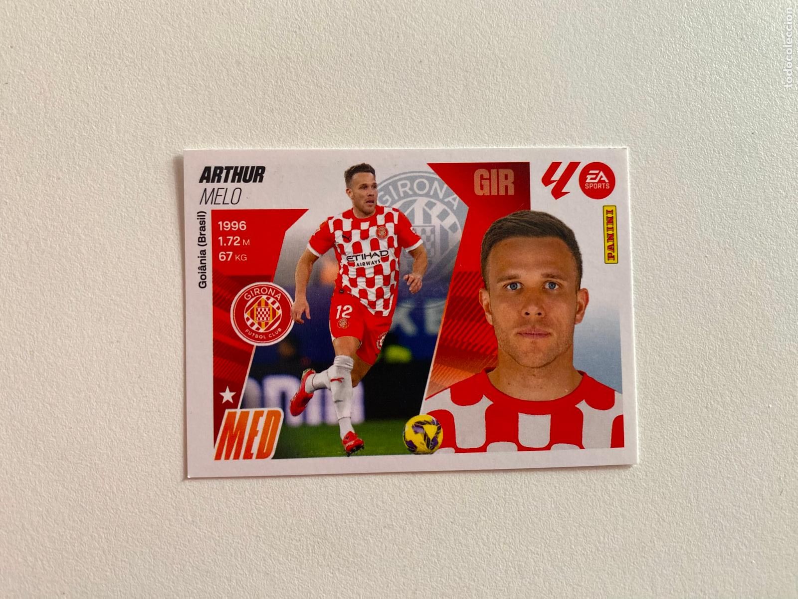 Football Stickers: LALIGA ESTE 2025 2026 EA SPORTS 25 26 ALBUM PANINI LIGA N 13 GIRONA FC ARTHUR