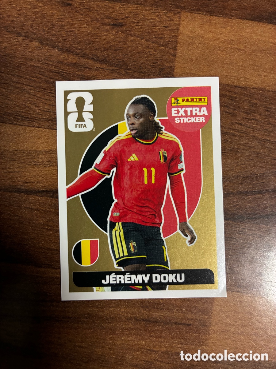 Cartes &agrave; collectionner de Football: DOKU GOLD 2026 Mundial EXTRA STICKER