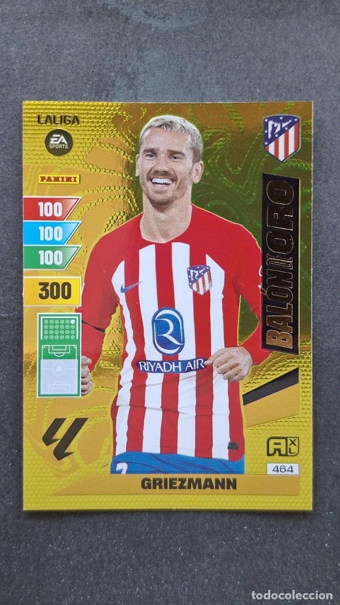 Cromos de F&uacute;tbol: L1 GRIEZMANN ATLETICO DE MADRID BALON DE ORO ADRENALYN XL LIGA 2023/2024 23 24 PANINI