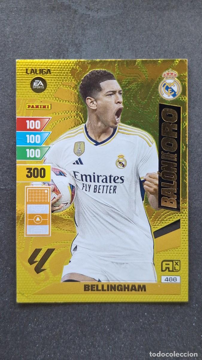 Cromos de F&uacute;tbol: L1 BELLINGHAM REAL MADRID BALON DE ORO 466 ADRENALYN XL LIGA 2023/2024 23 24 PANINI