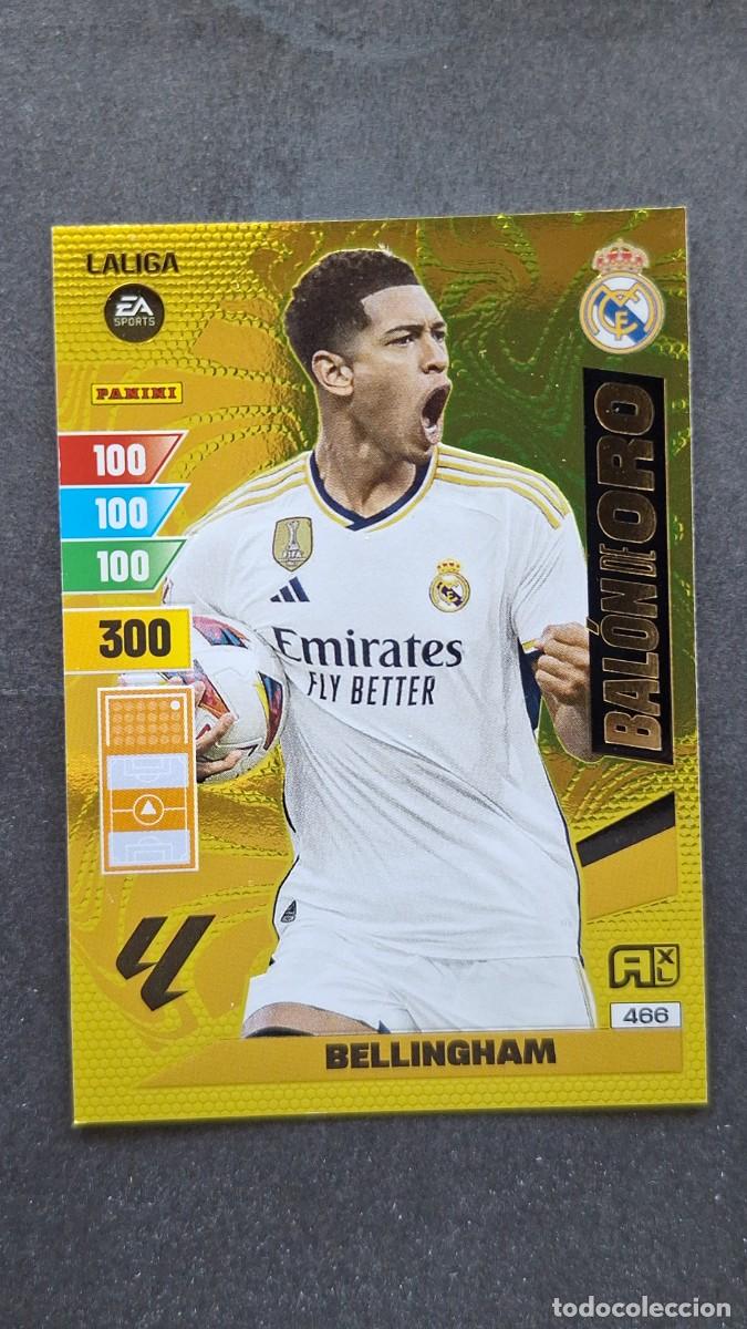 Cromos de F&uacute;tbol: L1 BELLINGHAM REAL MADRID BALON DE ORO 466 ADRENALYN XL LIGA 2023/2024 23 24 PANINI