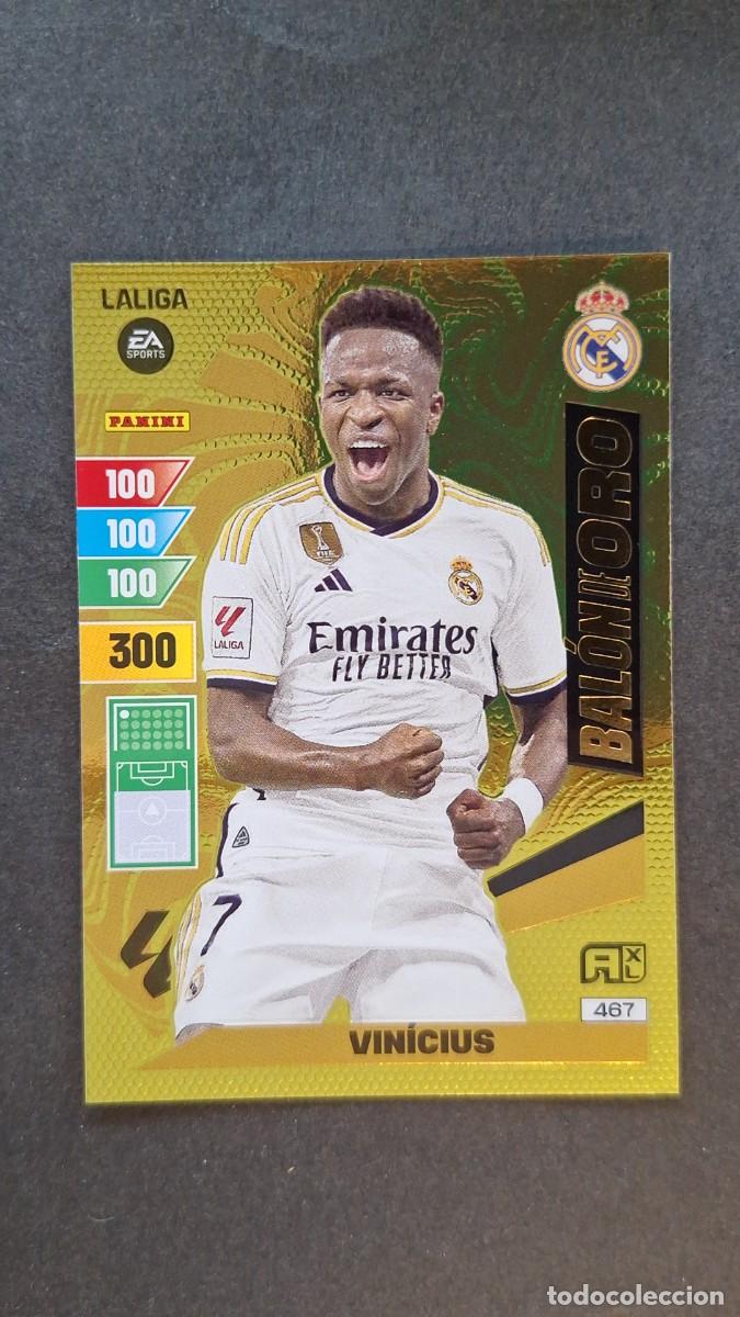 Cromos de F&uacute;tbol: L1 VINICIUS REAL MADRID BALON DE ORO ADRENALYN XL LIGA 2023/2024 23 24 PANINI